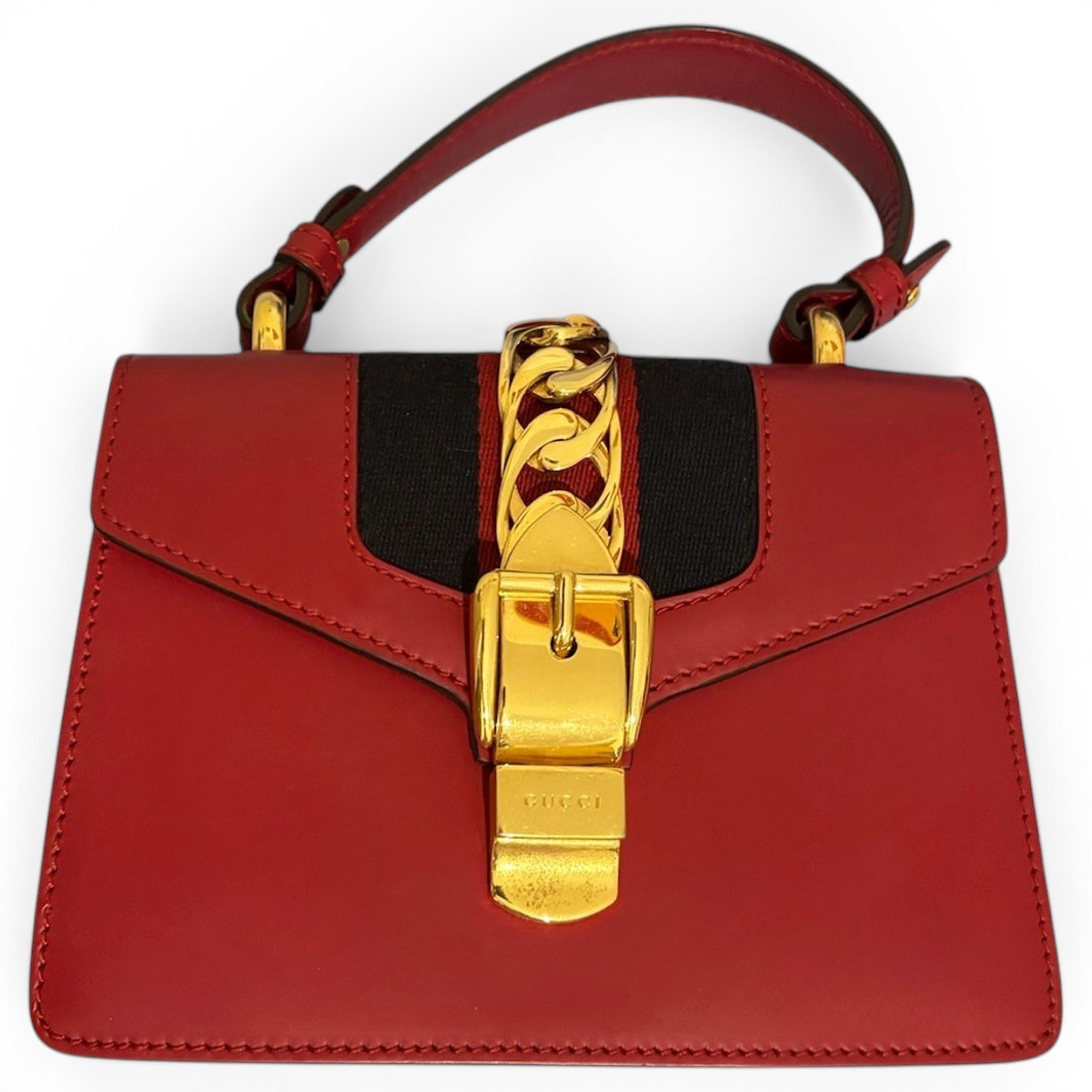 Sylvie Top Handle leather handbag