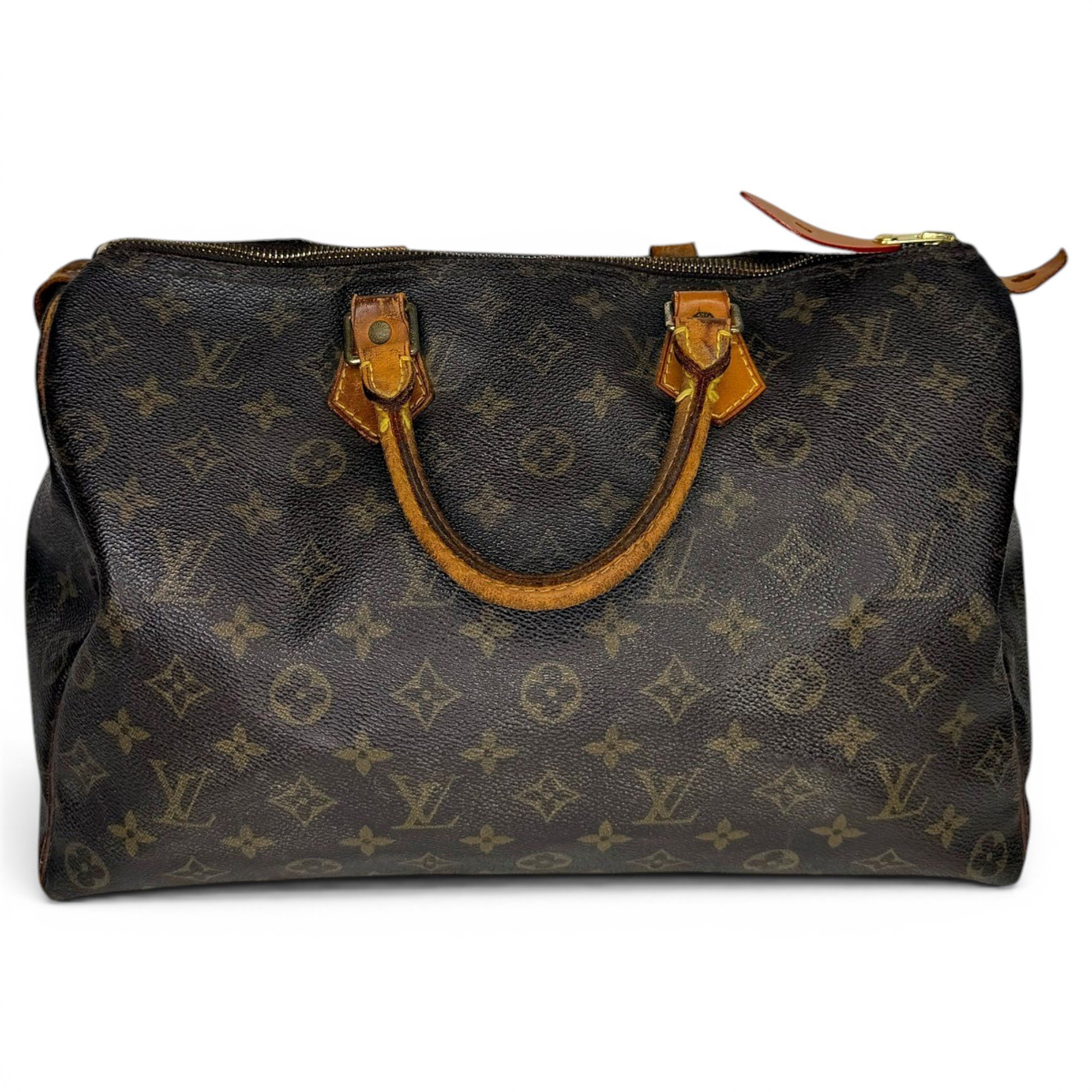 Speedy leather handbag