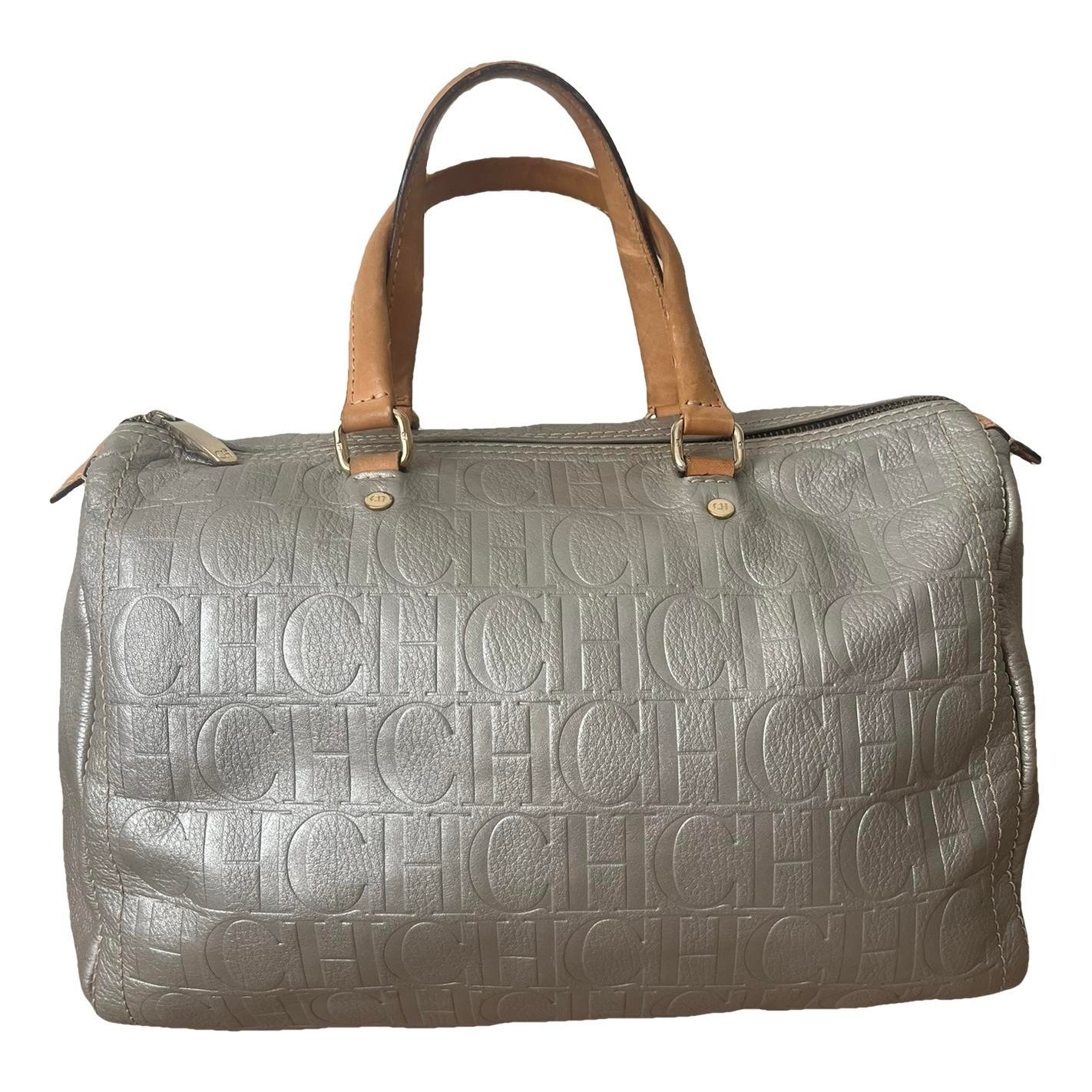 Leather bowling bag