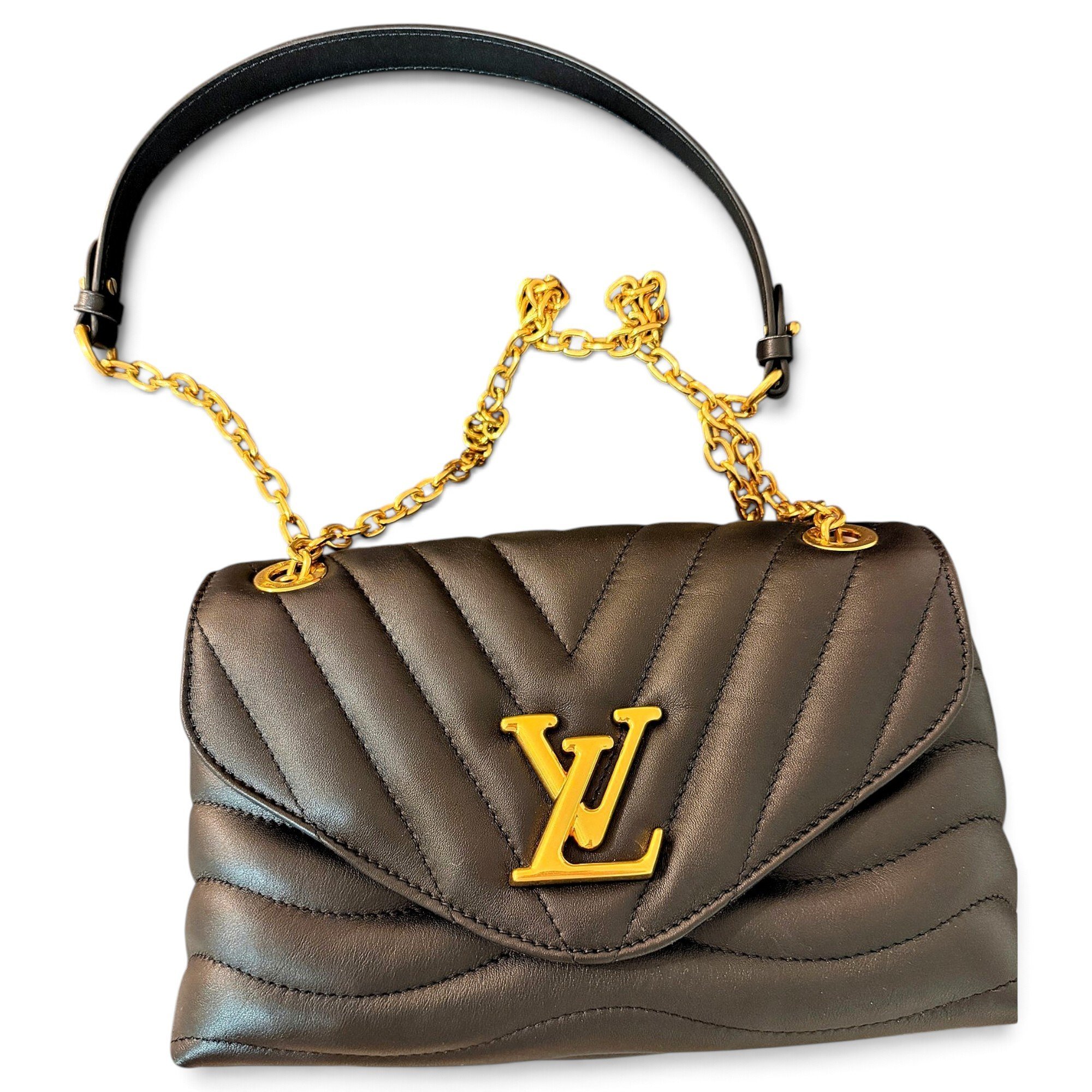 New Wave leather handbag
