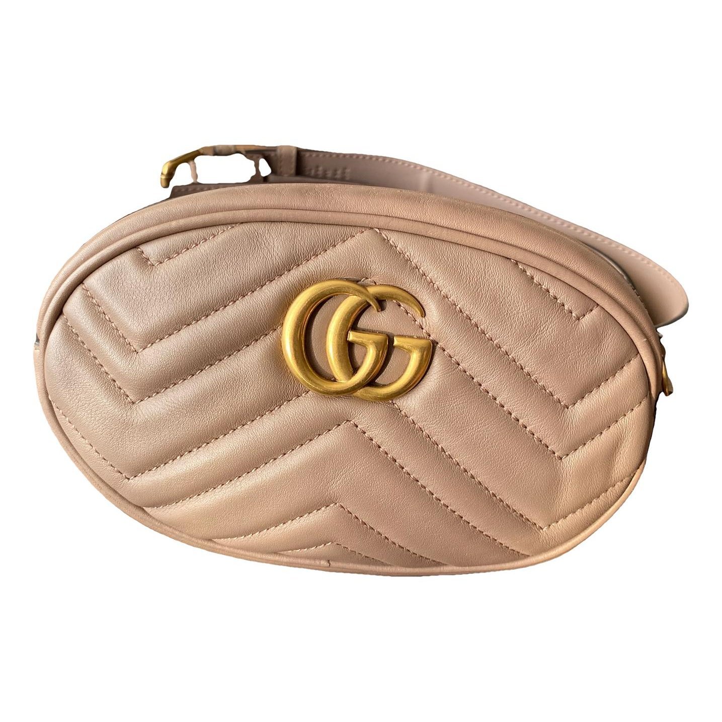 GG Marmont Oval leather handbag