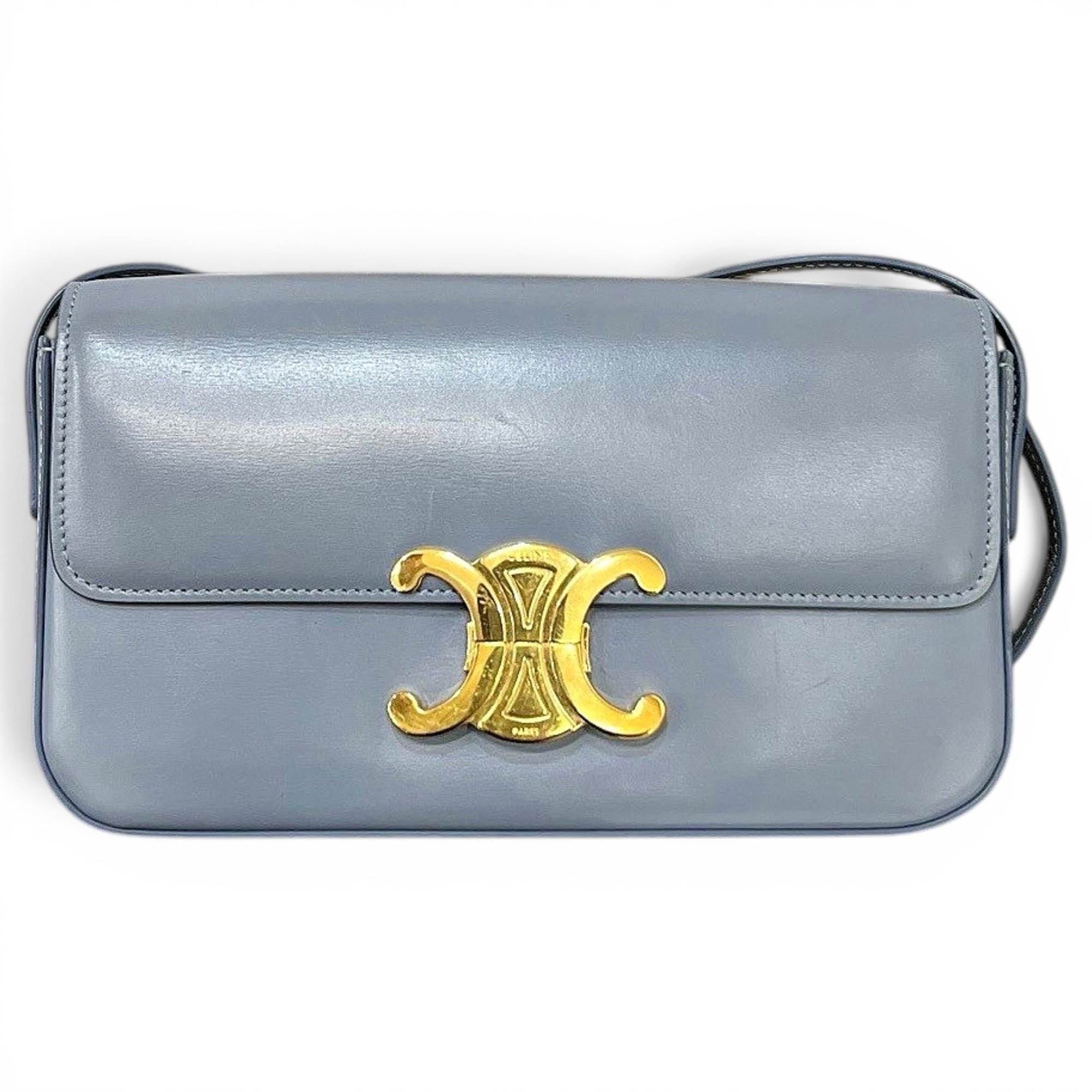 Triomphe Long leather handbag