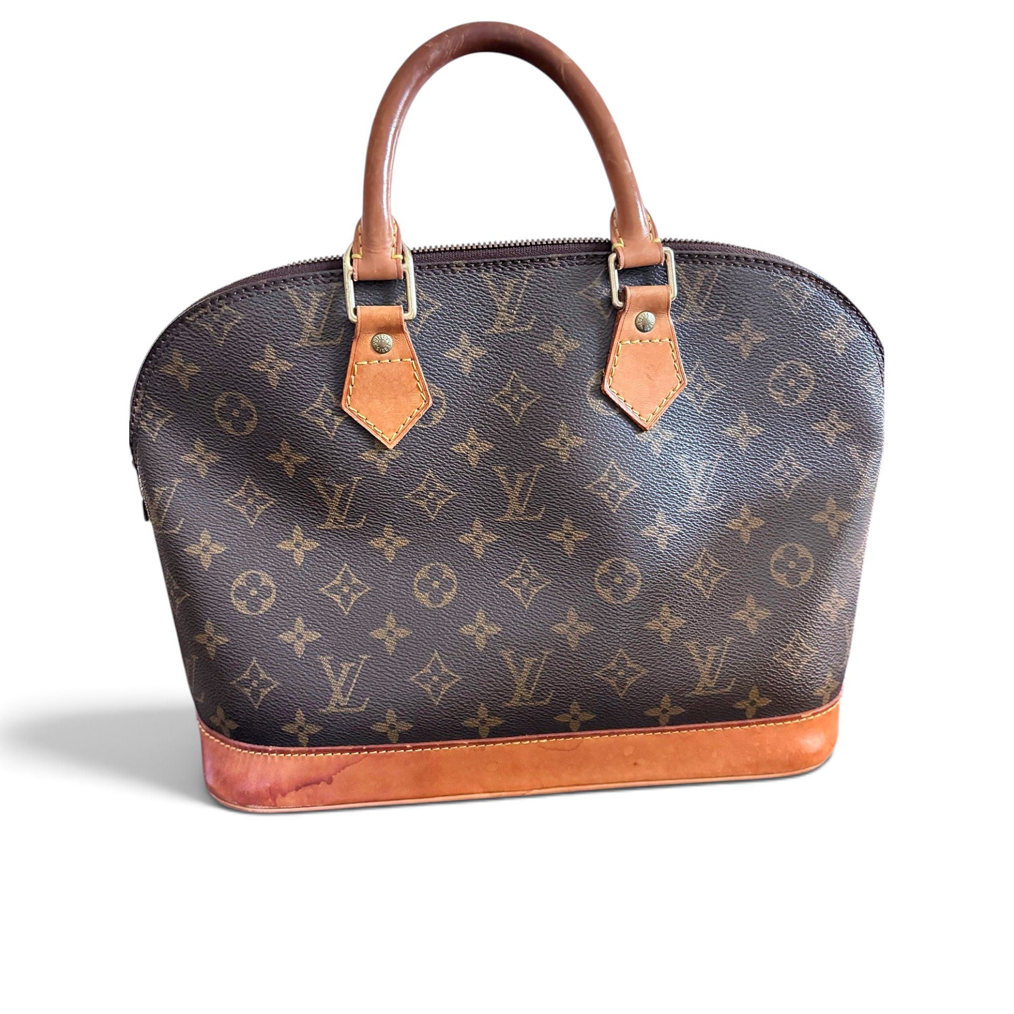 Alma leather handbag