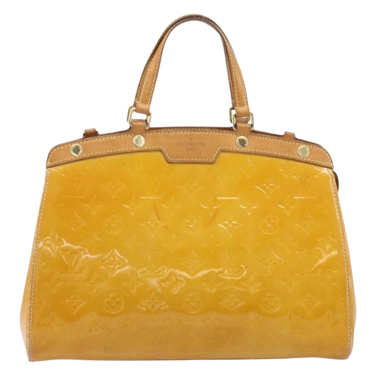 Patent leather handbag