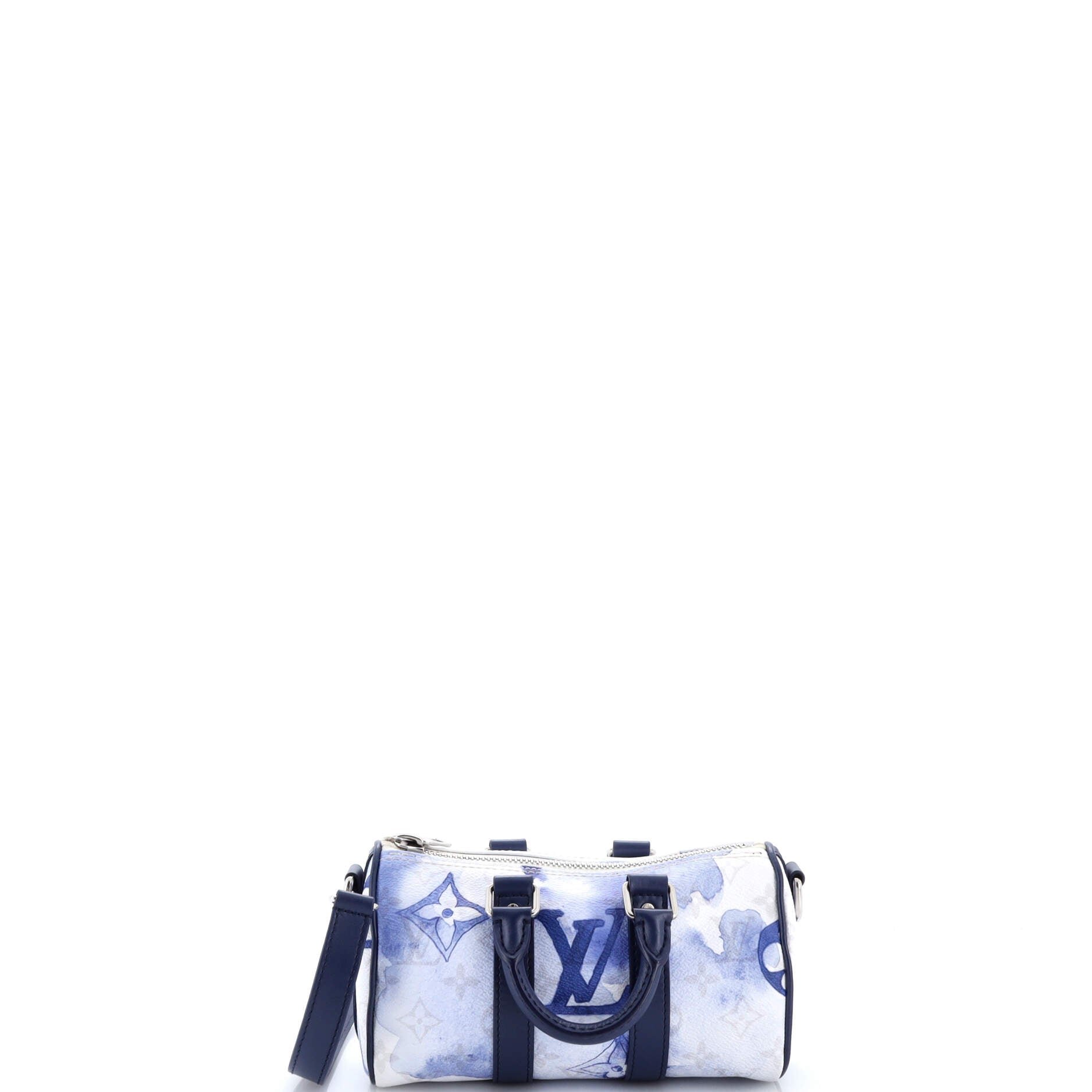 Keepall Bandouliere Bag Limited Edition Monogram Watercolor Canvas XS
