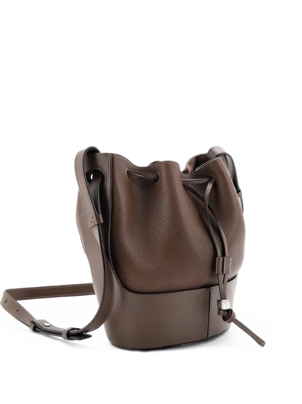 Balloon Leather Small bucket bag