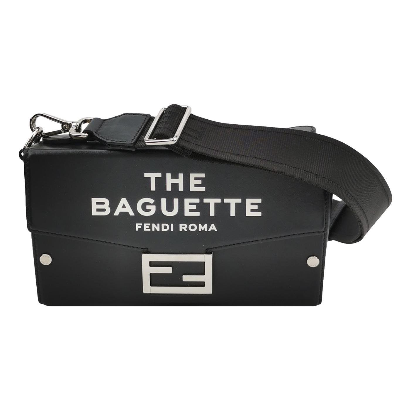 Baguette leather handbag