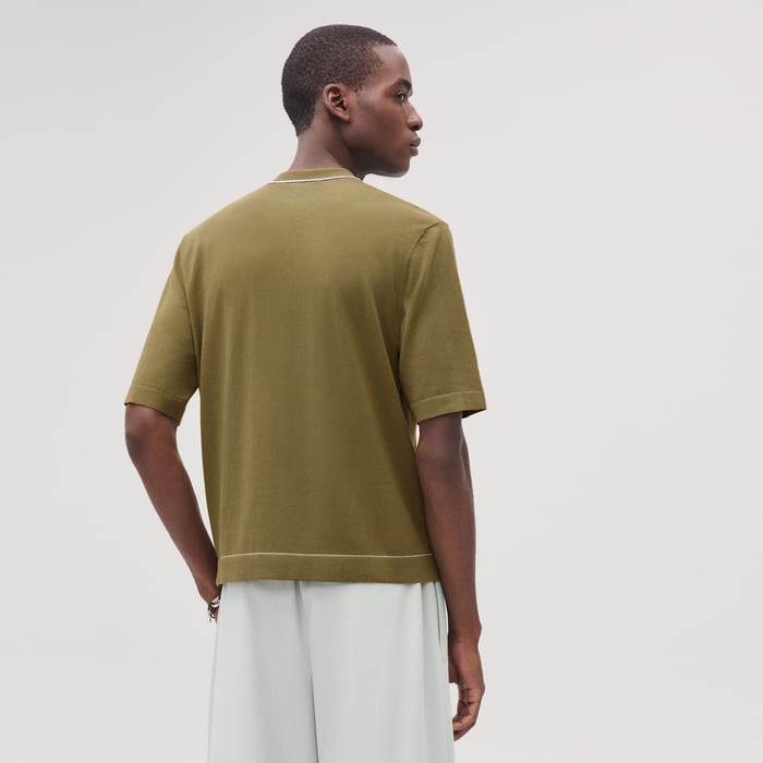 Matcha "H Bartack" Crewneck Sweater