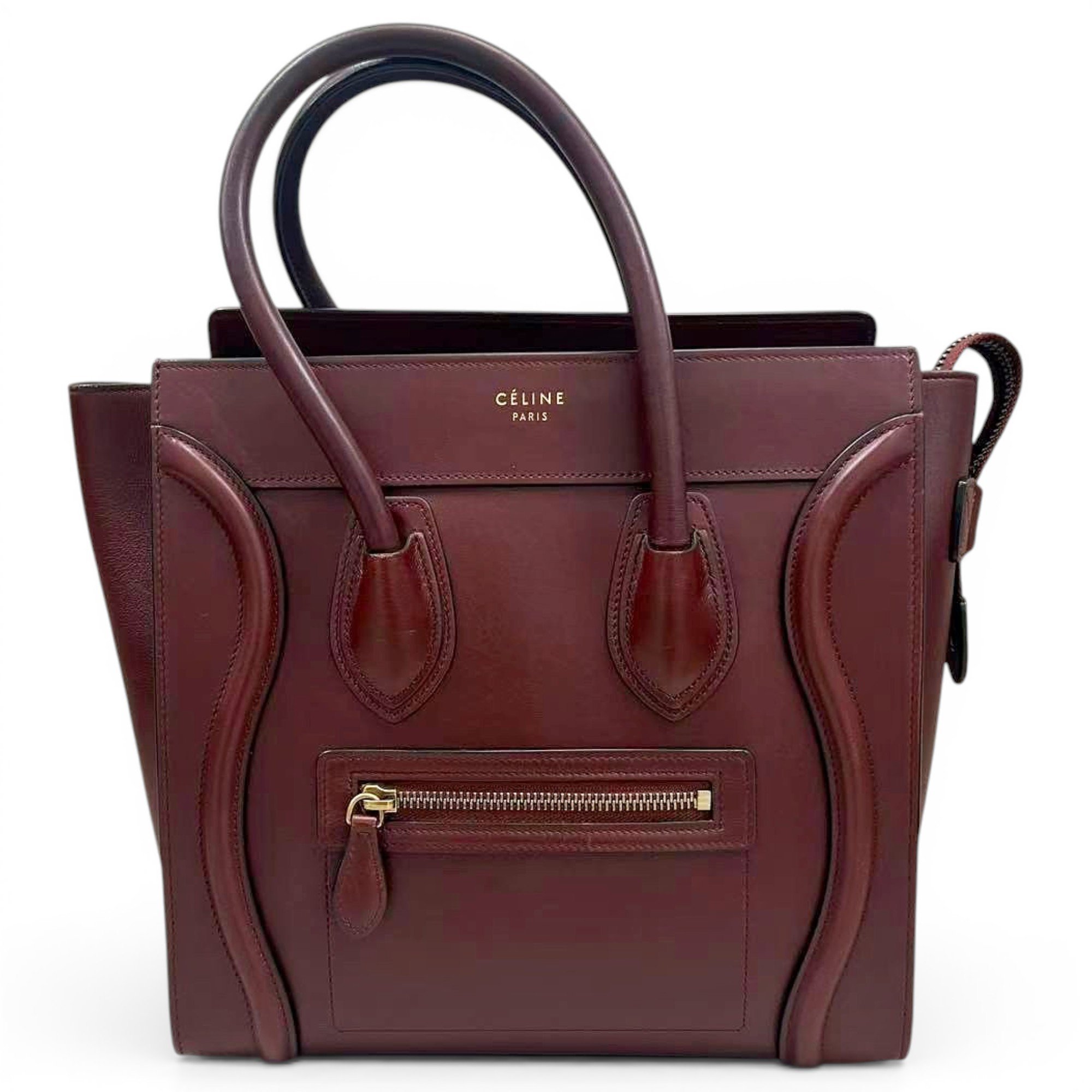 Luggage leather handbag