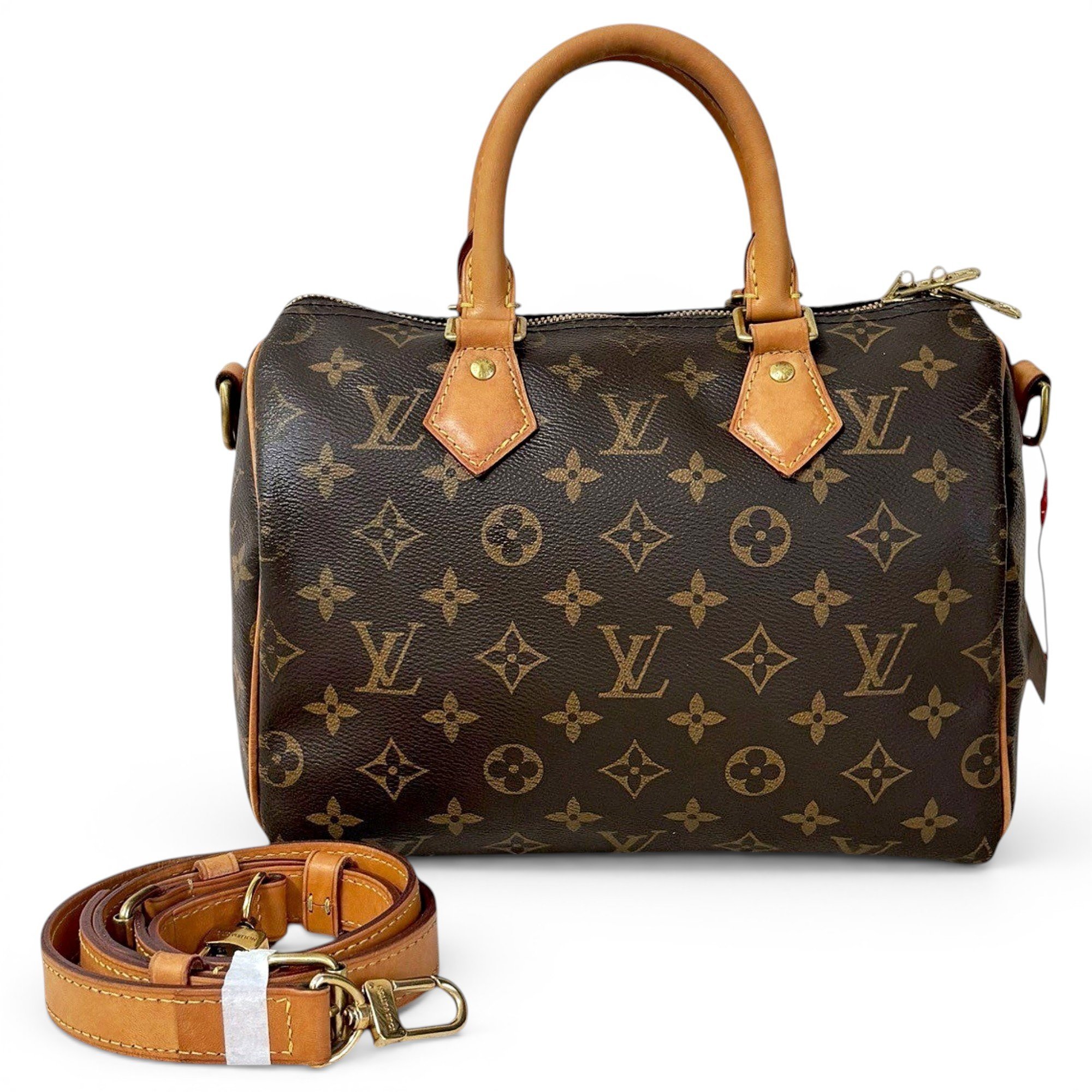 Speedy leather handbag