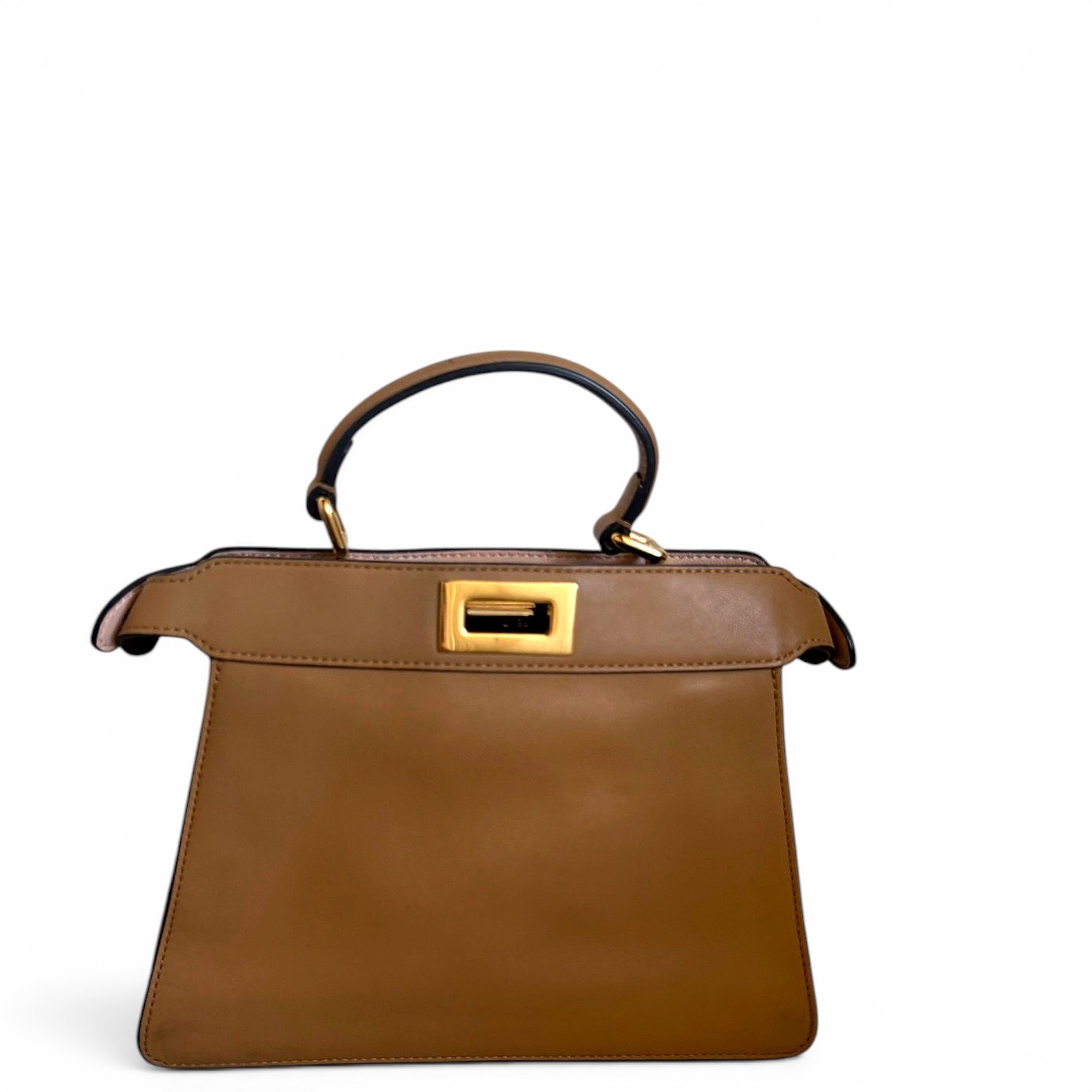 Peekaboo leather handbag