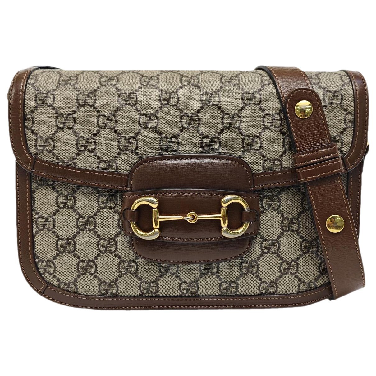 Handle Horsebit 1955 leather crossbody bag
