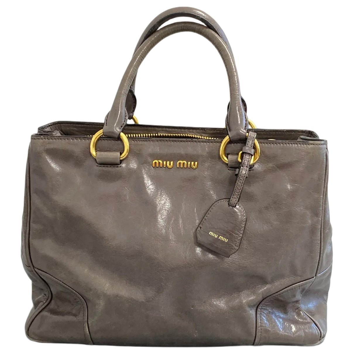 Leather handbag