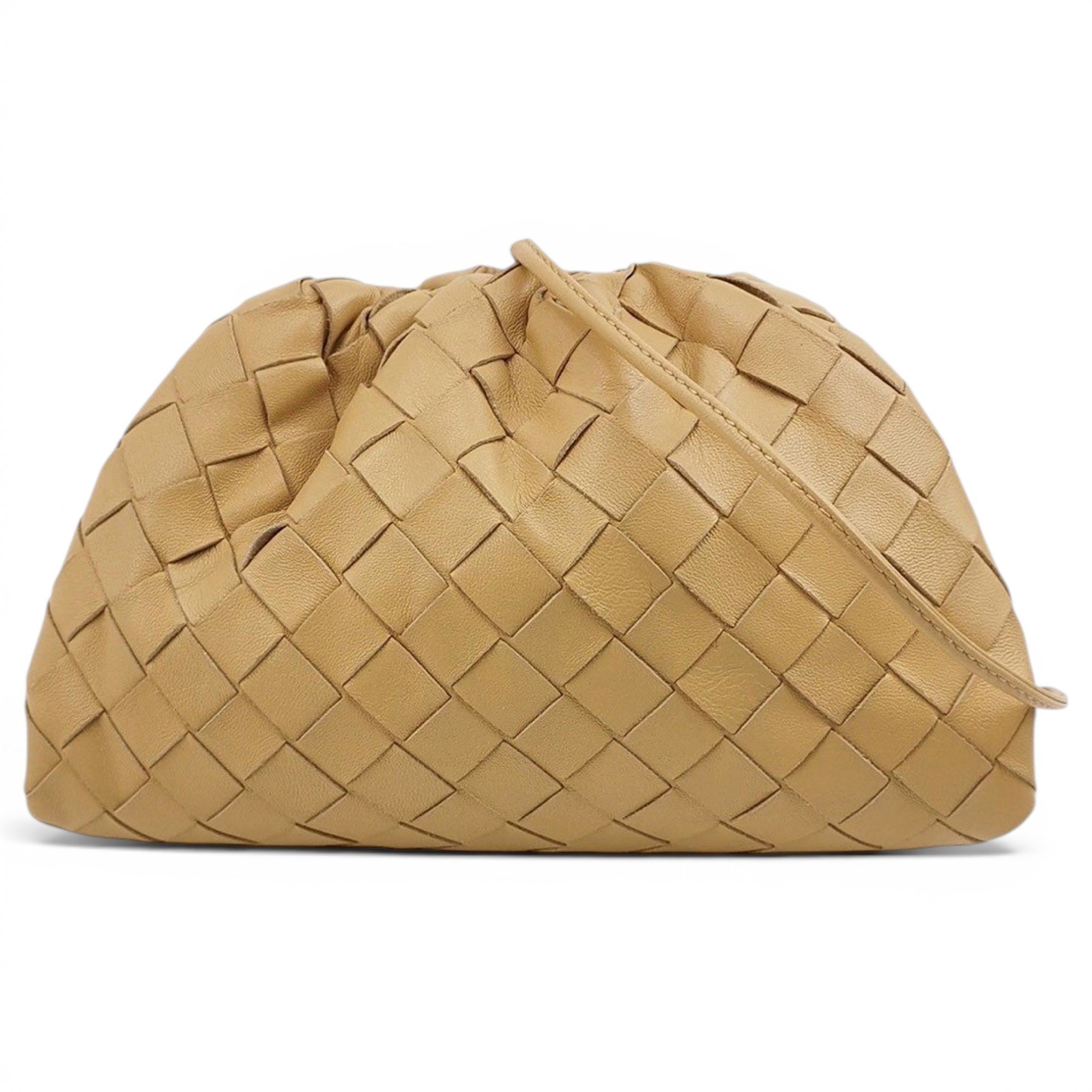 Pouch leather handbag