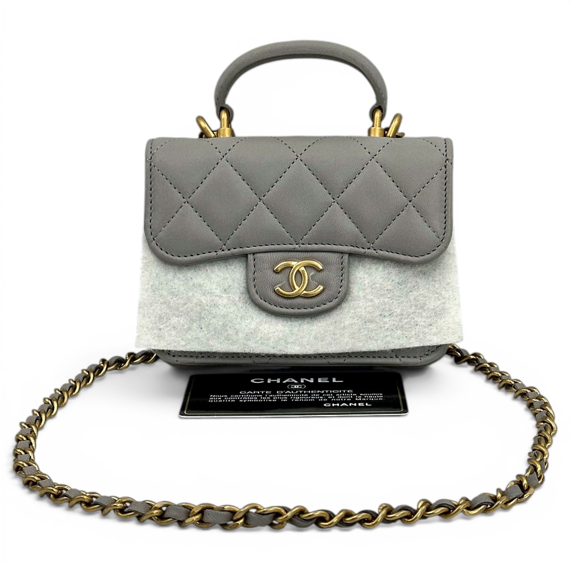 Leather handbag