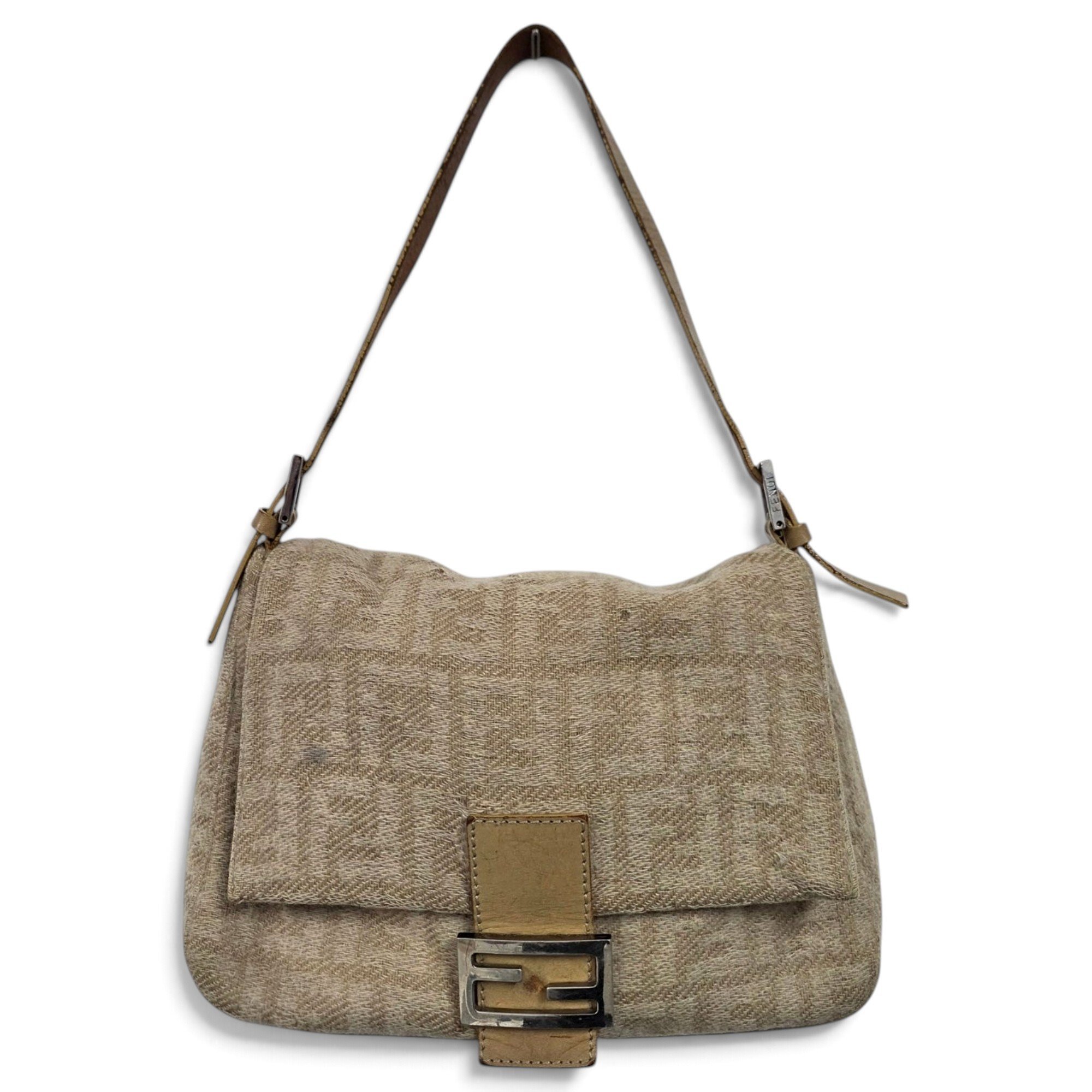 Mamma Baguette wool handbag