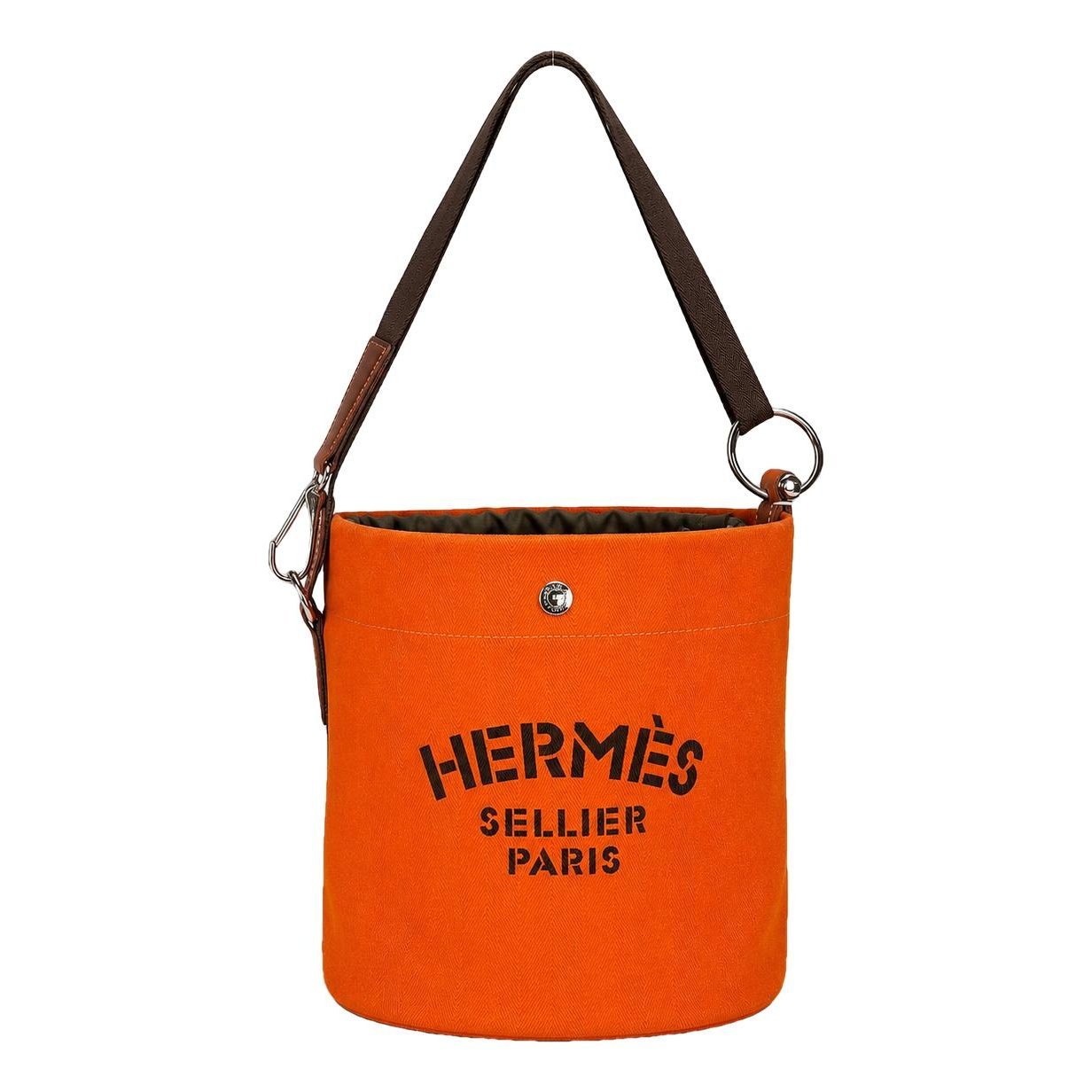 Hermes Orange Handbag