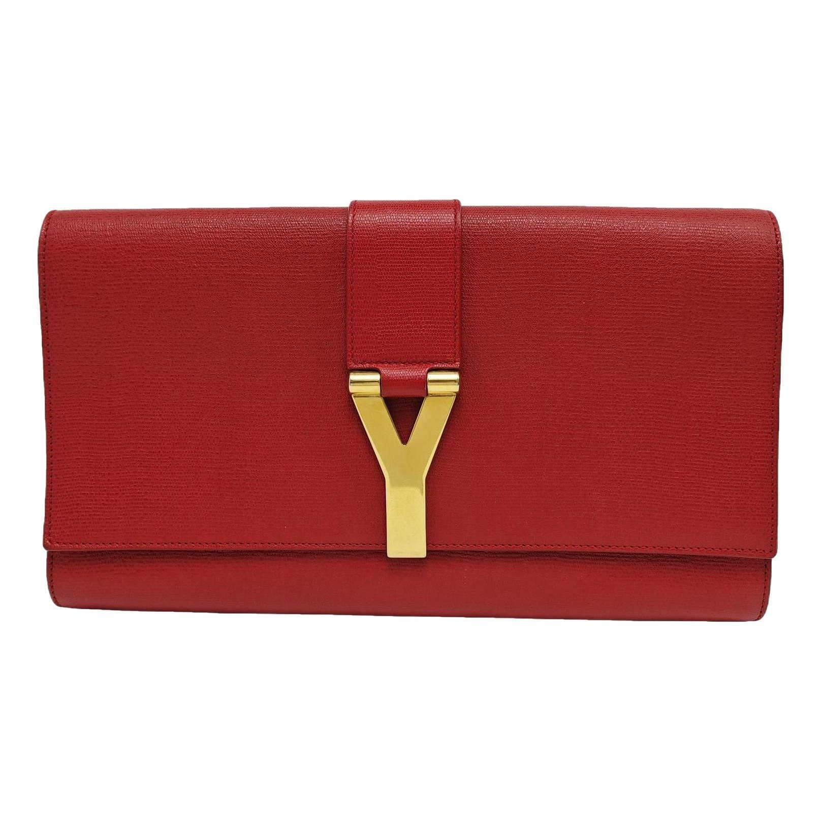 Kate monogramme leather clutch bag