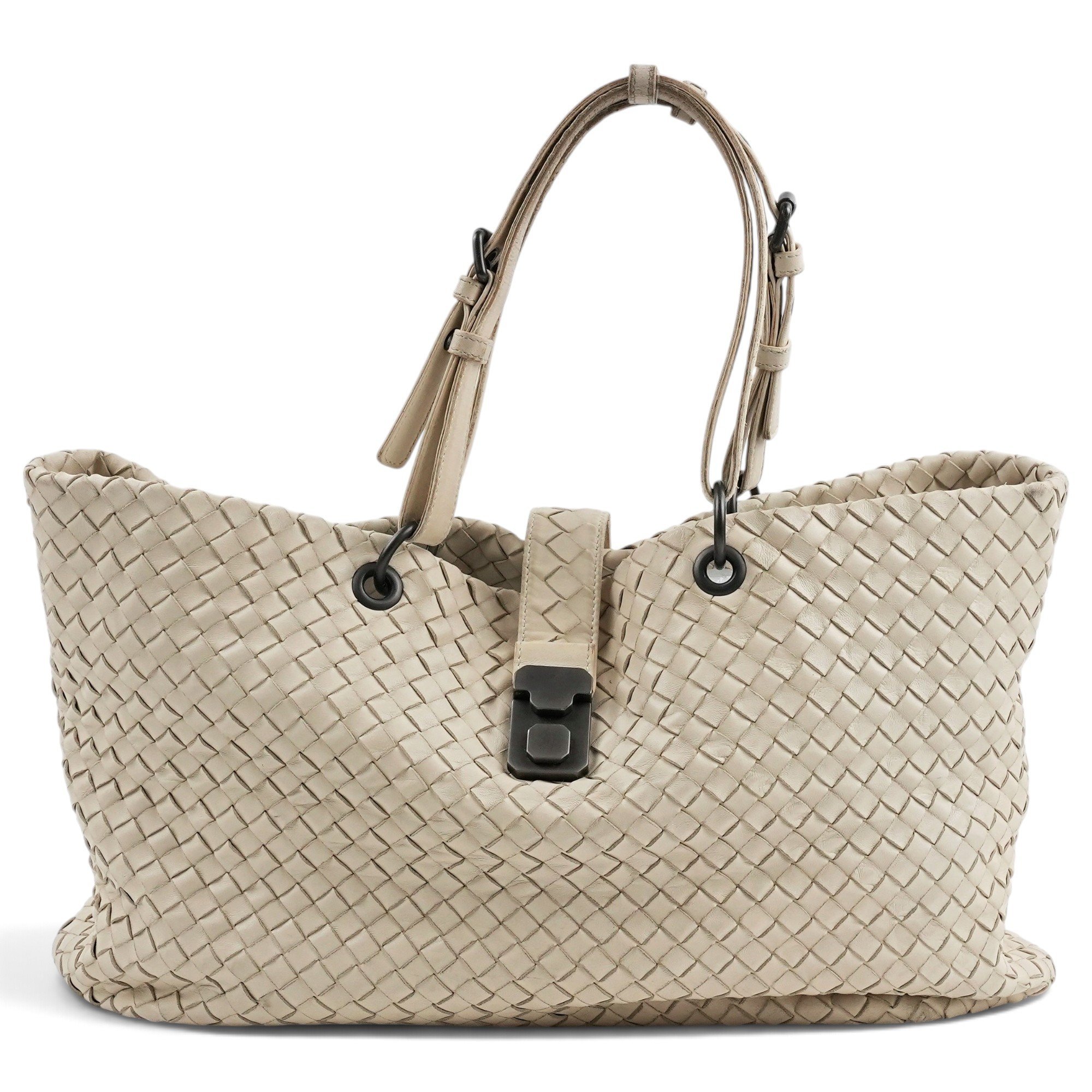 Leather tote