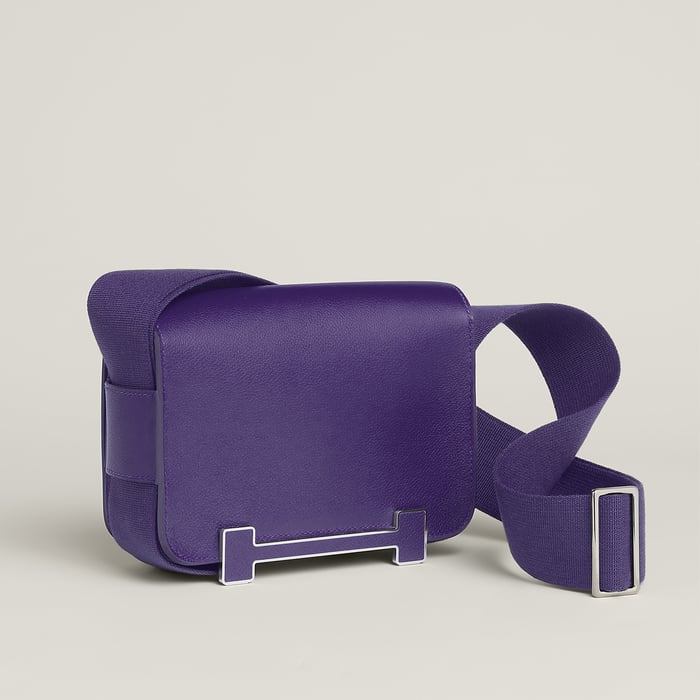 Purple Hermès Geta Bag