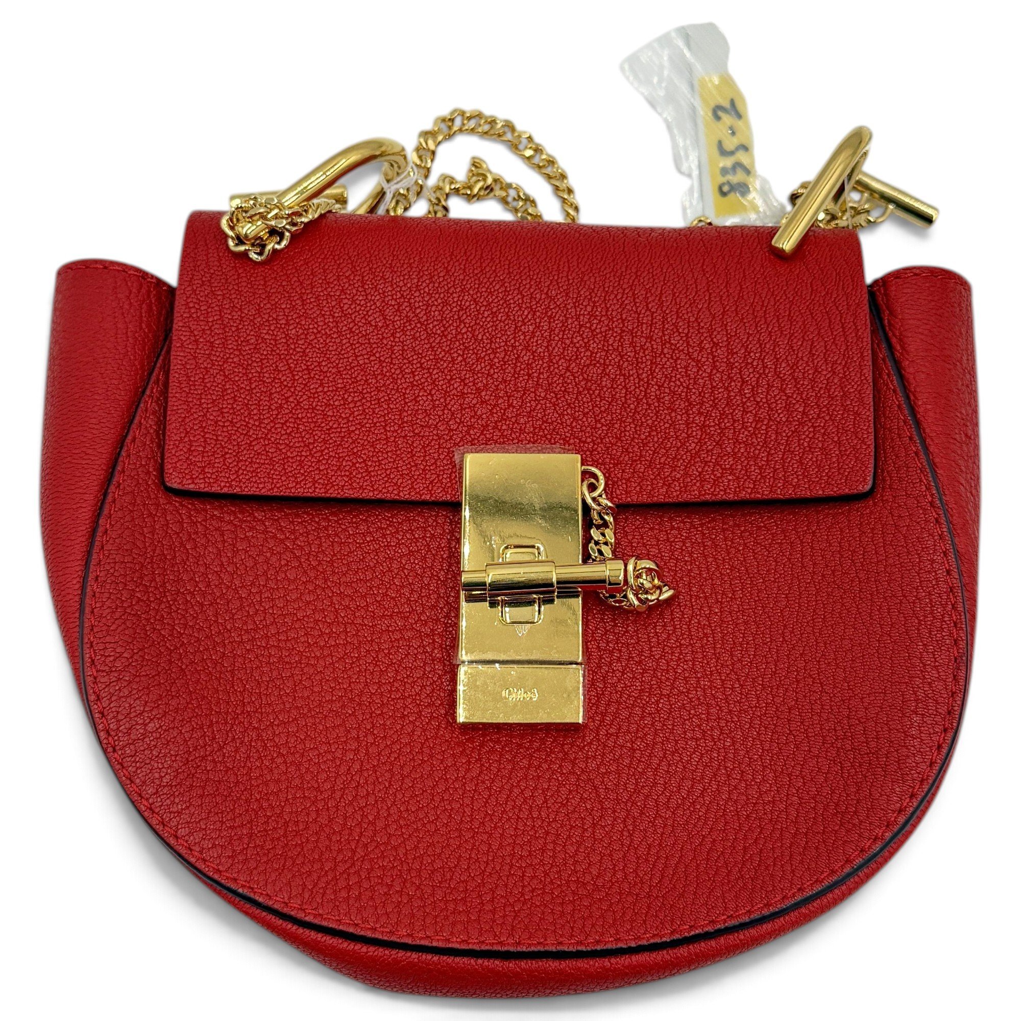Drew leather handbag