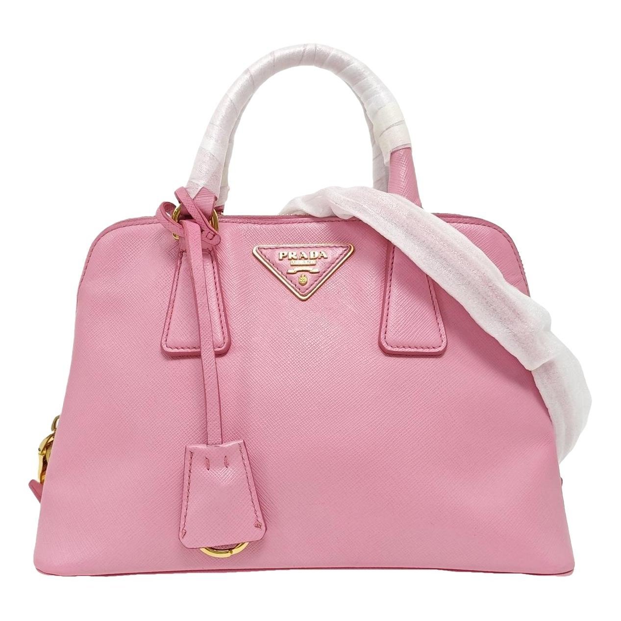 Promenade leather handbag