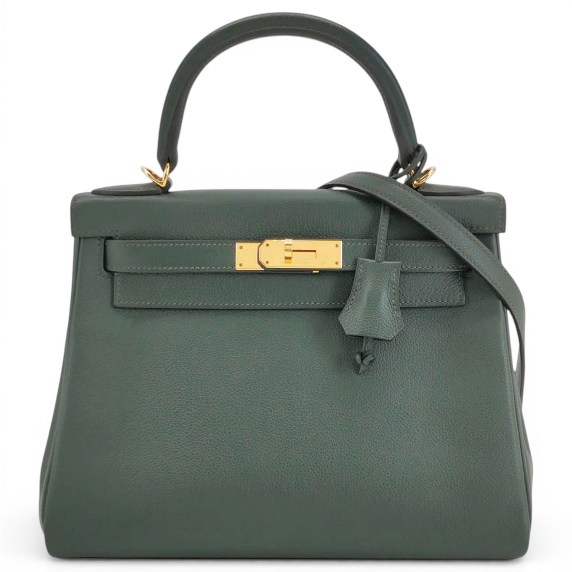 Kelly 28 leather handbag