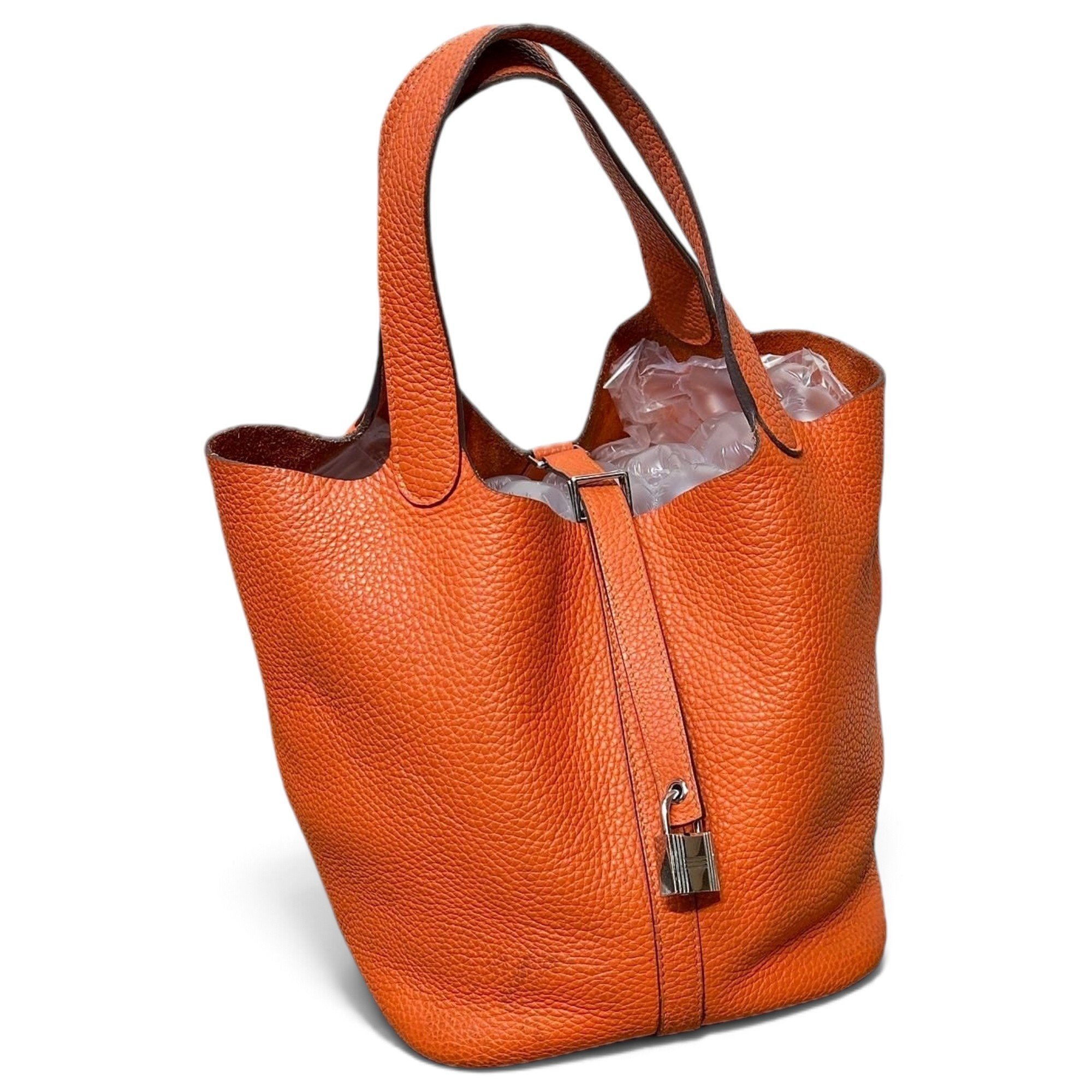 Picotin leather handbag