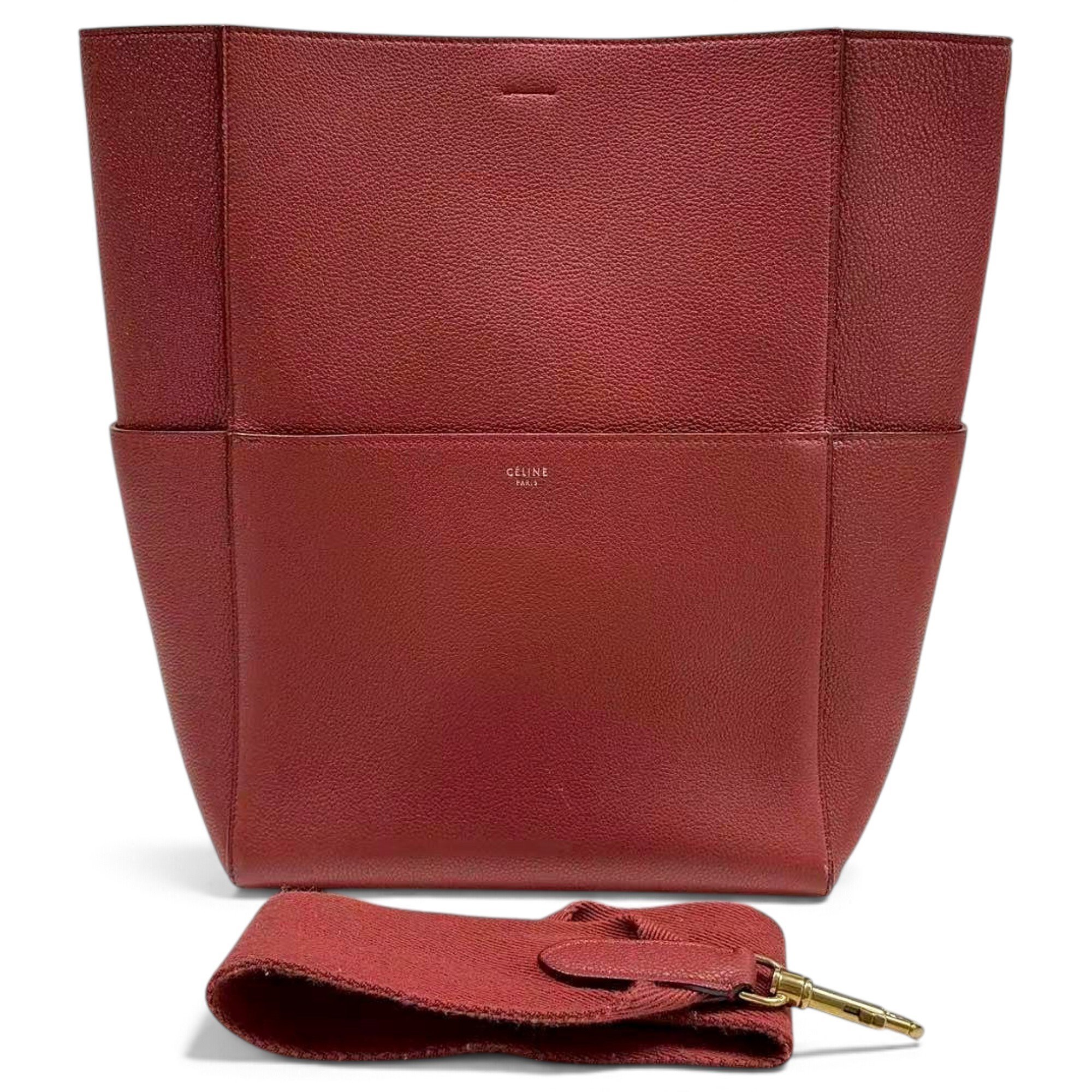 Seau Sangle leather tote