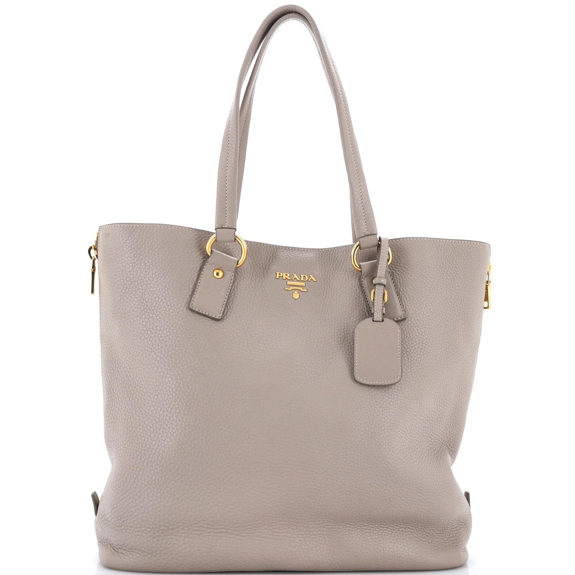 Leather tote
