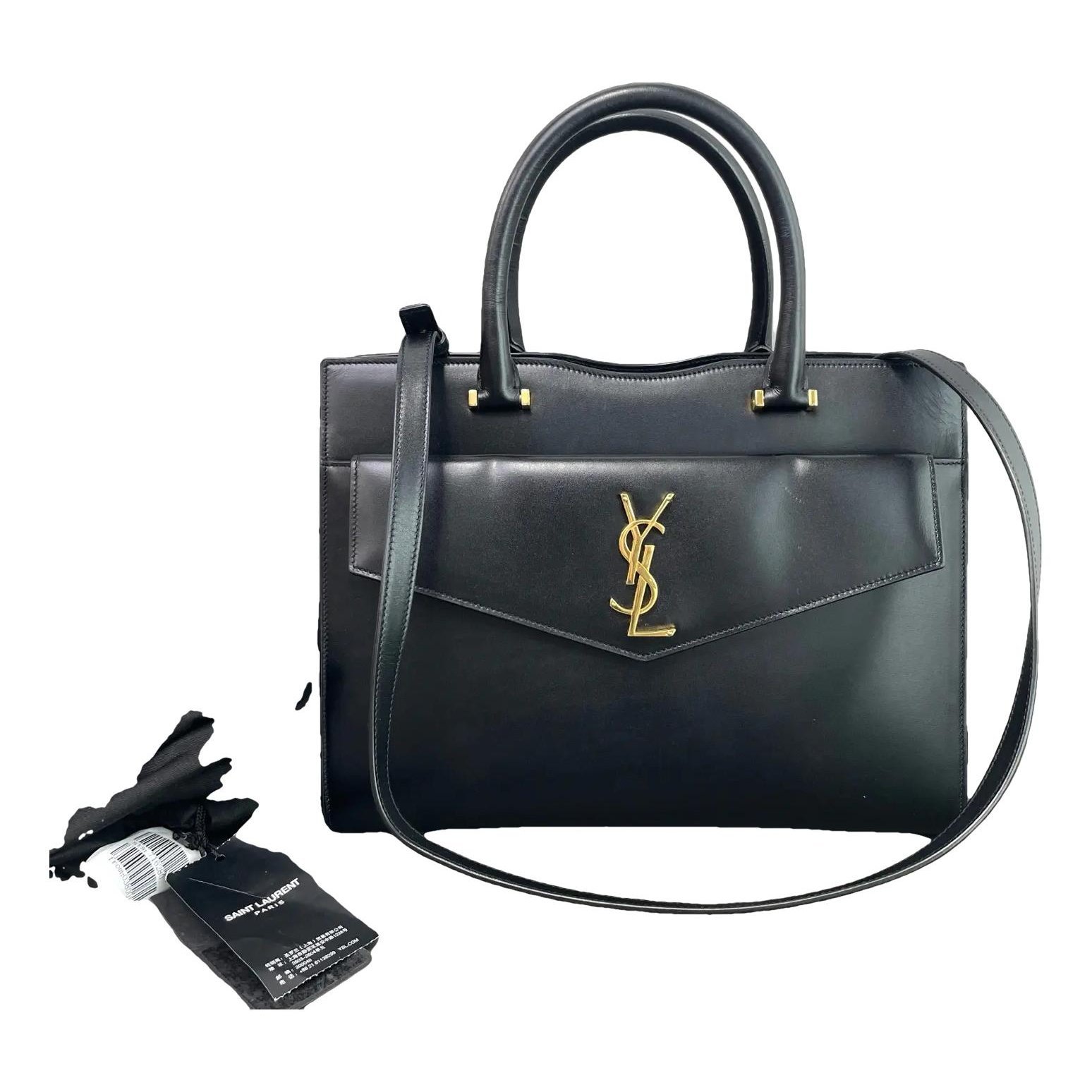 Uptown leather handbag