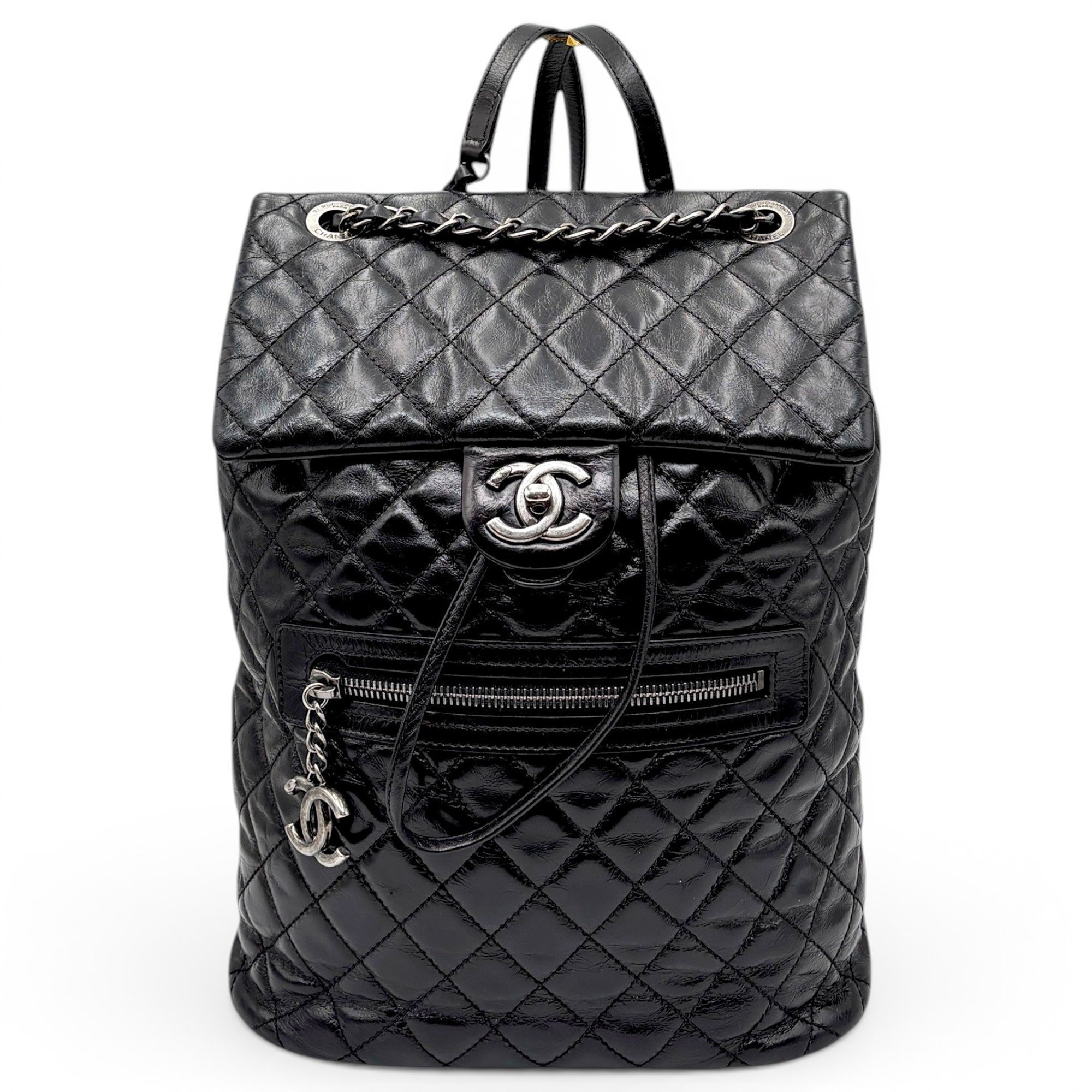 Pony-style calfskin backpack