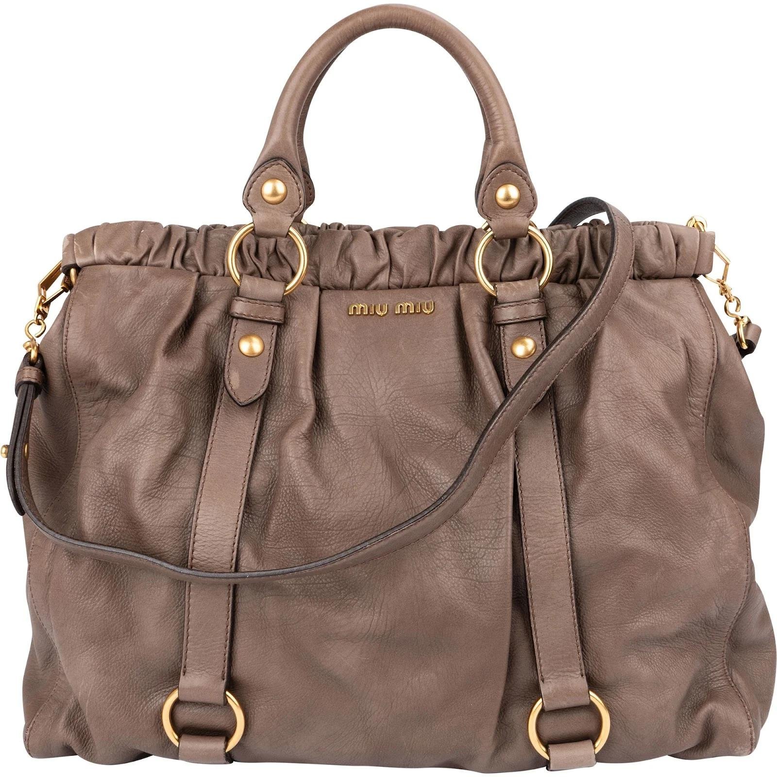 Vitello leather handbag