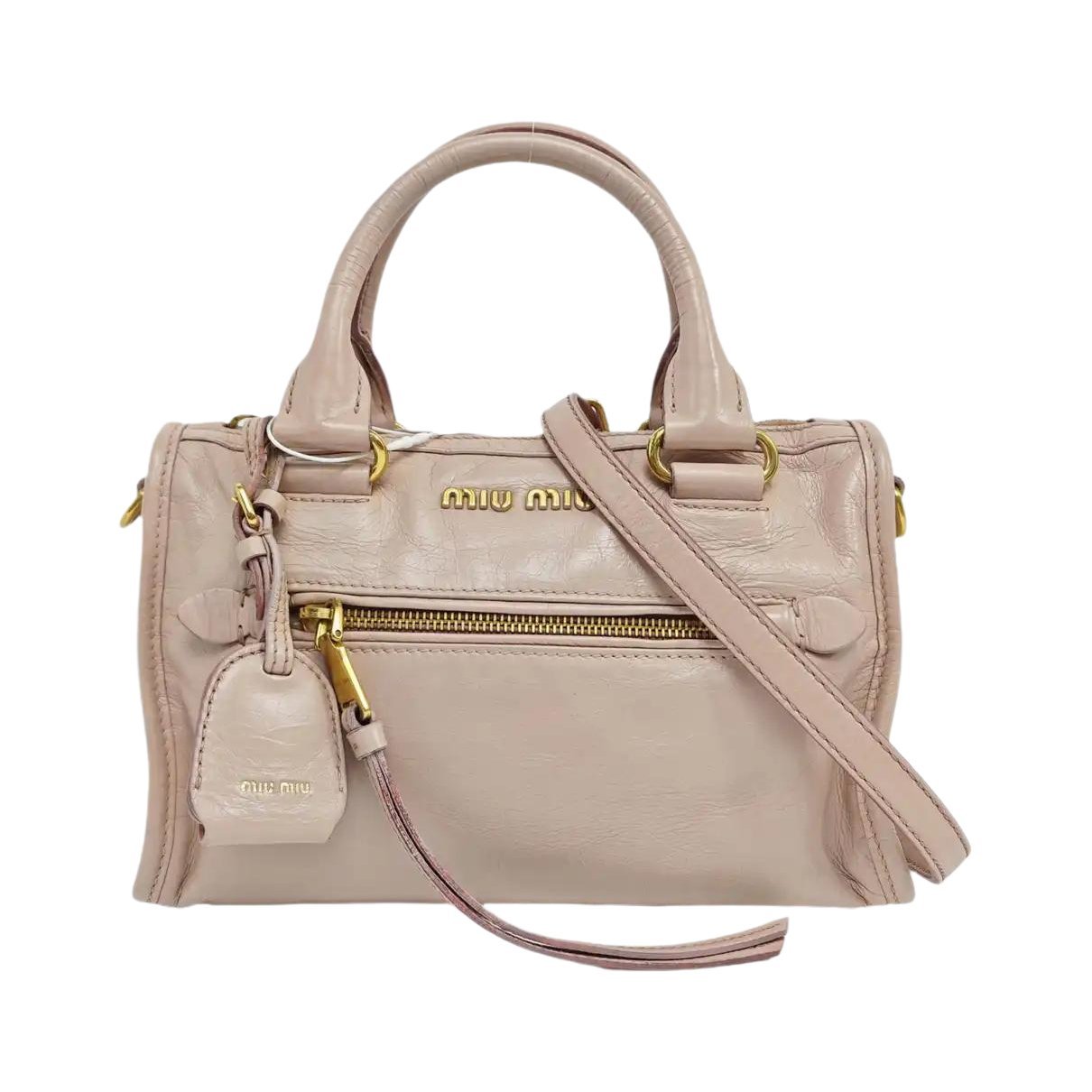 Leather handbag