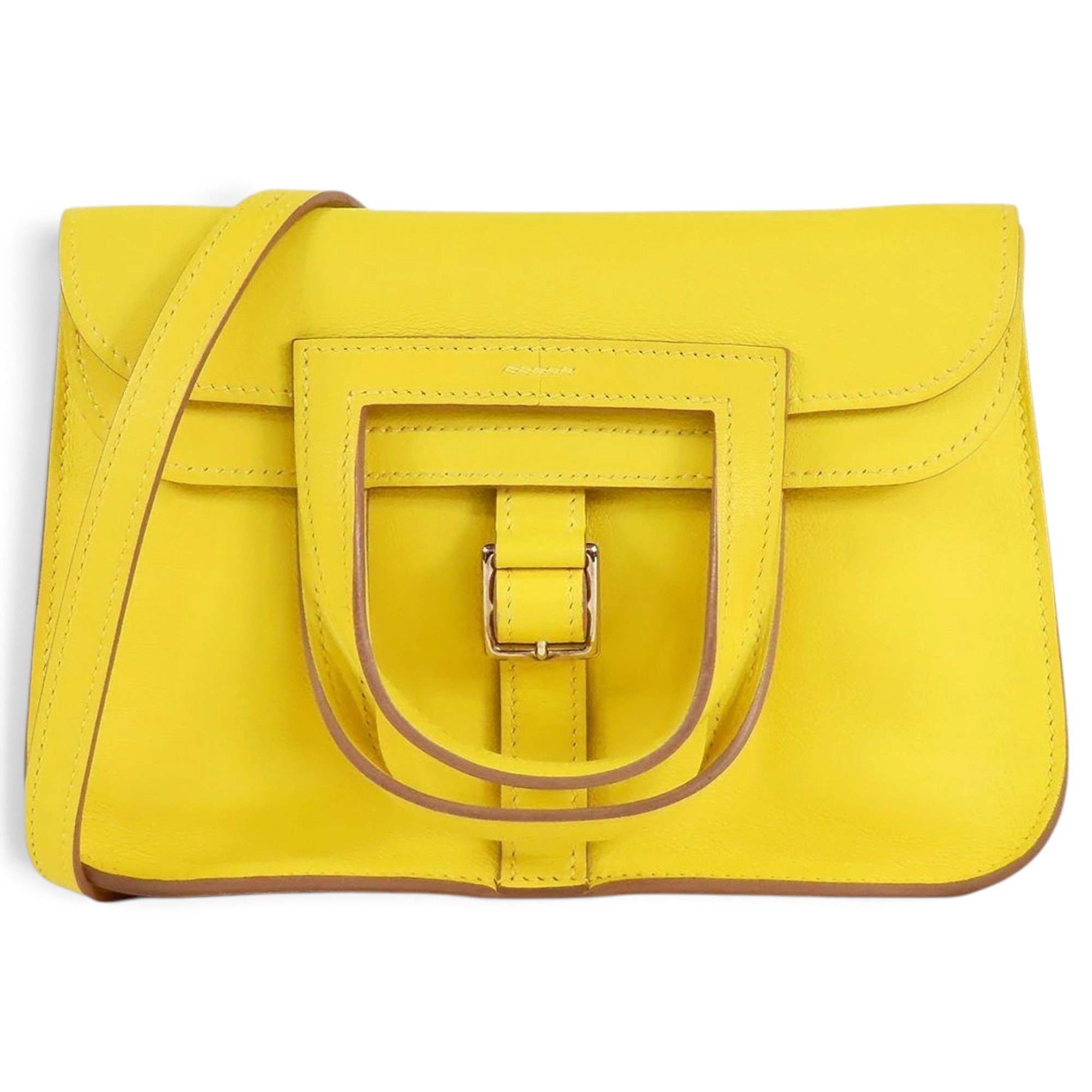 Halzan leather handbag