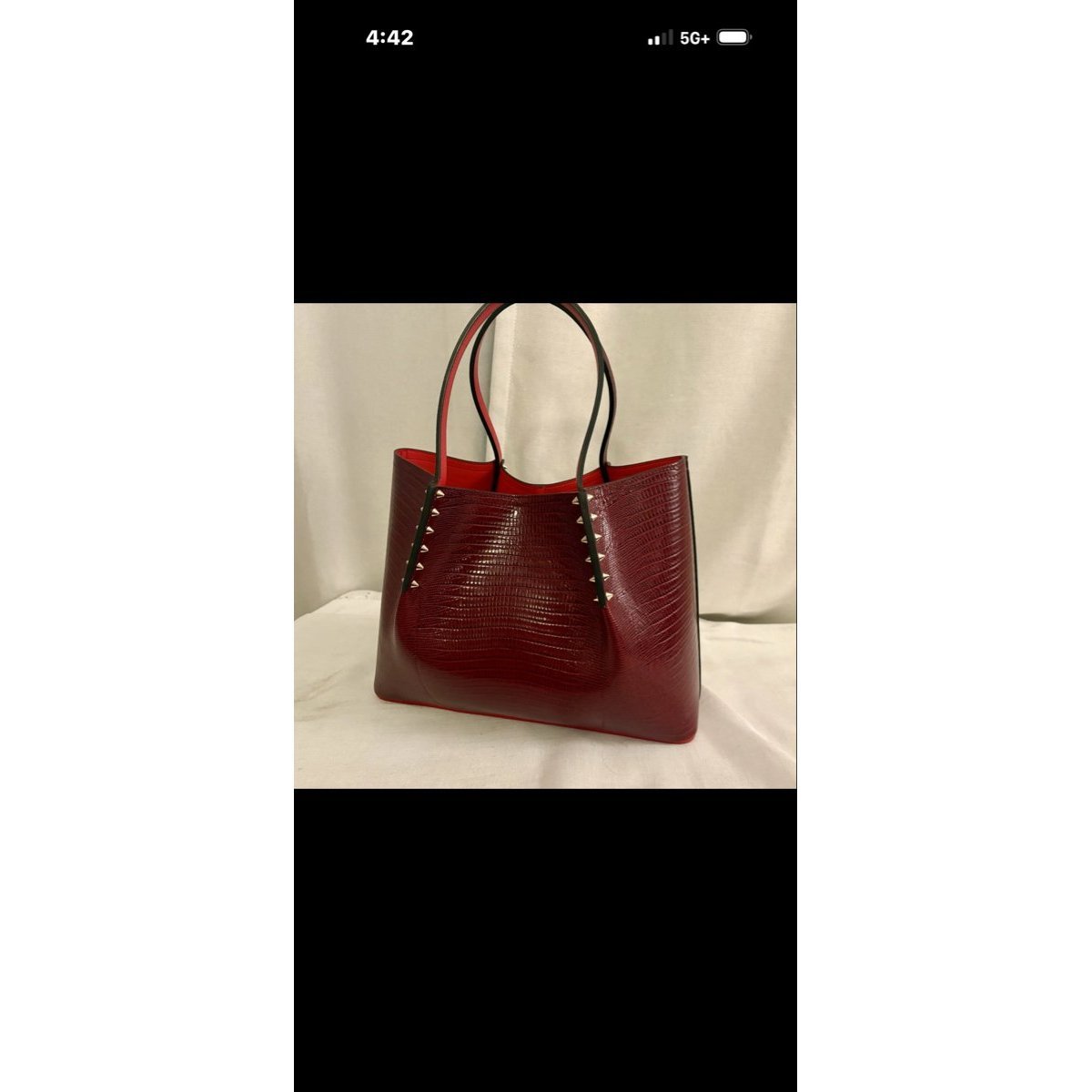 Leather handbag