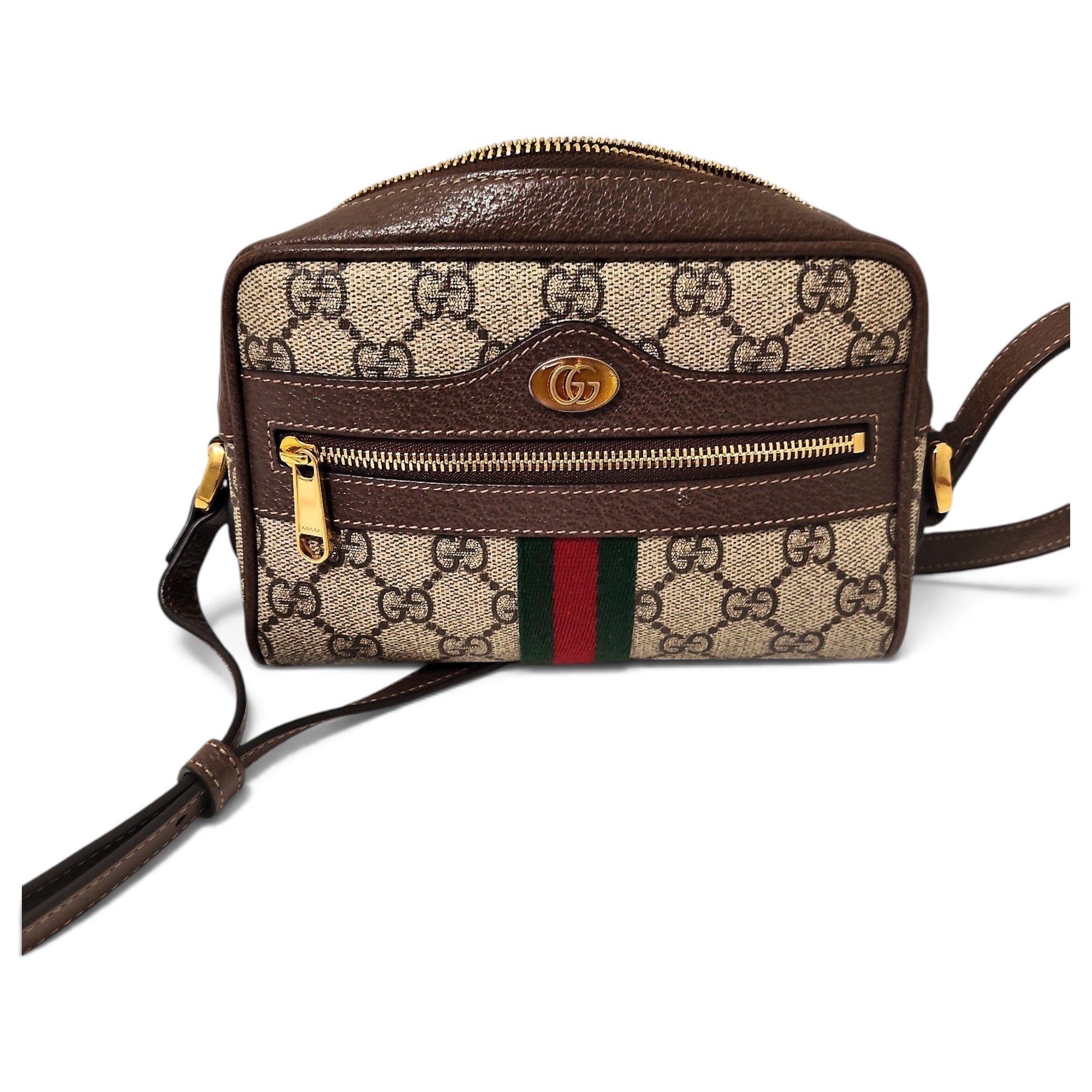 Ophidia Zip Around Camera cloth crossbody bag