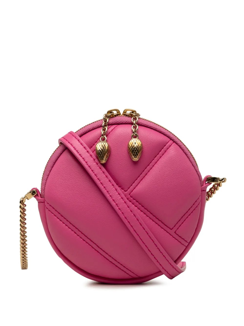 2010-2026 Leather Serpenti Cabochon Round crossbody bag