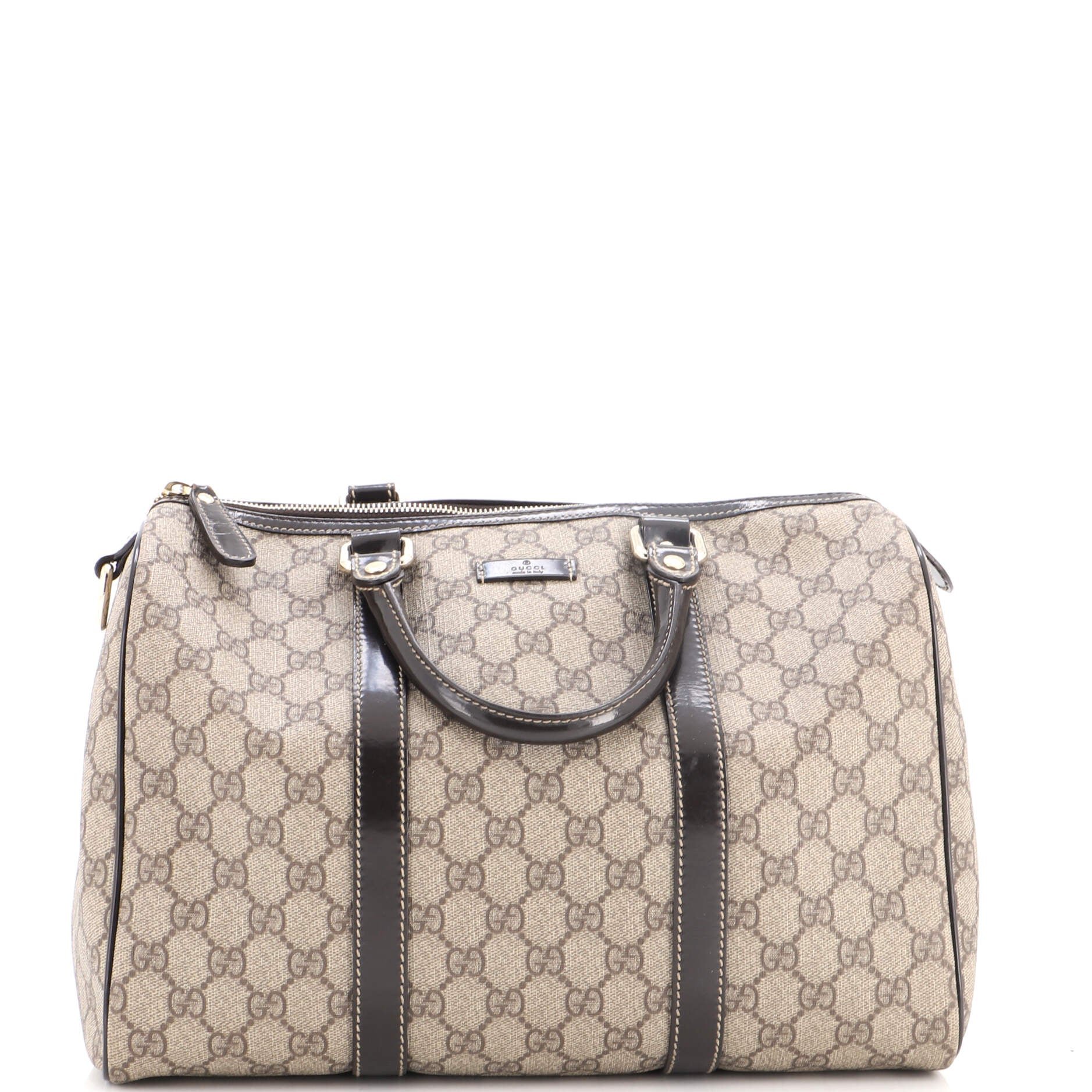 Joy Boston Bag GG Coated Canvas Medium