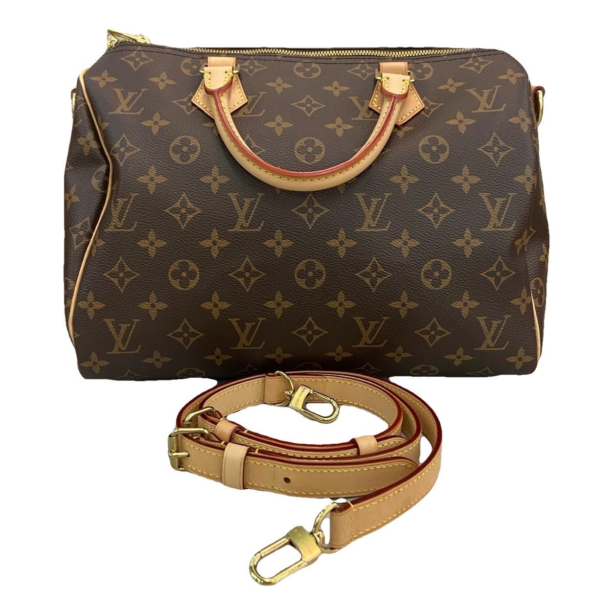 Speedy leather handbag