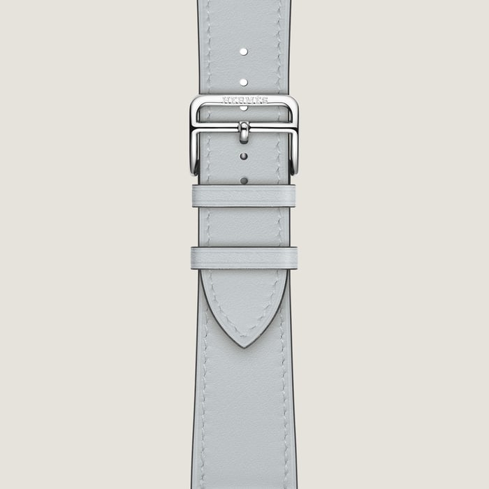 ブルー・グラシエ Apple Watch Hermès シンプルトゥール 42 MM