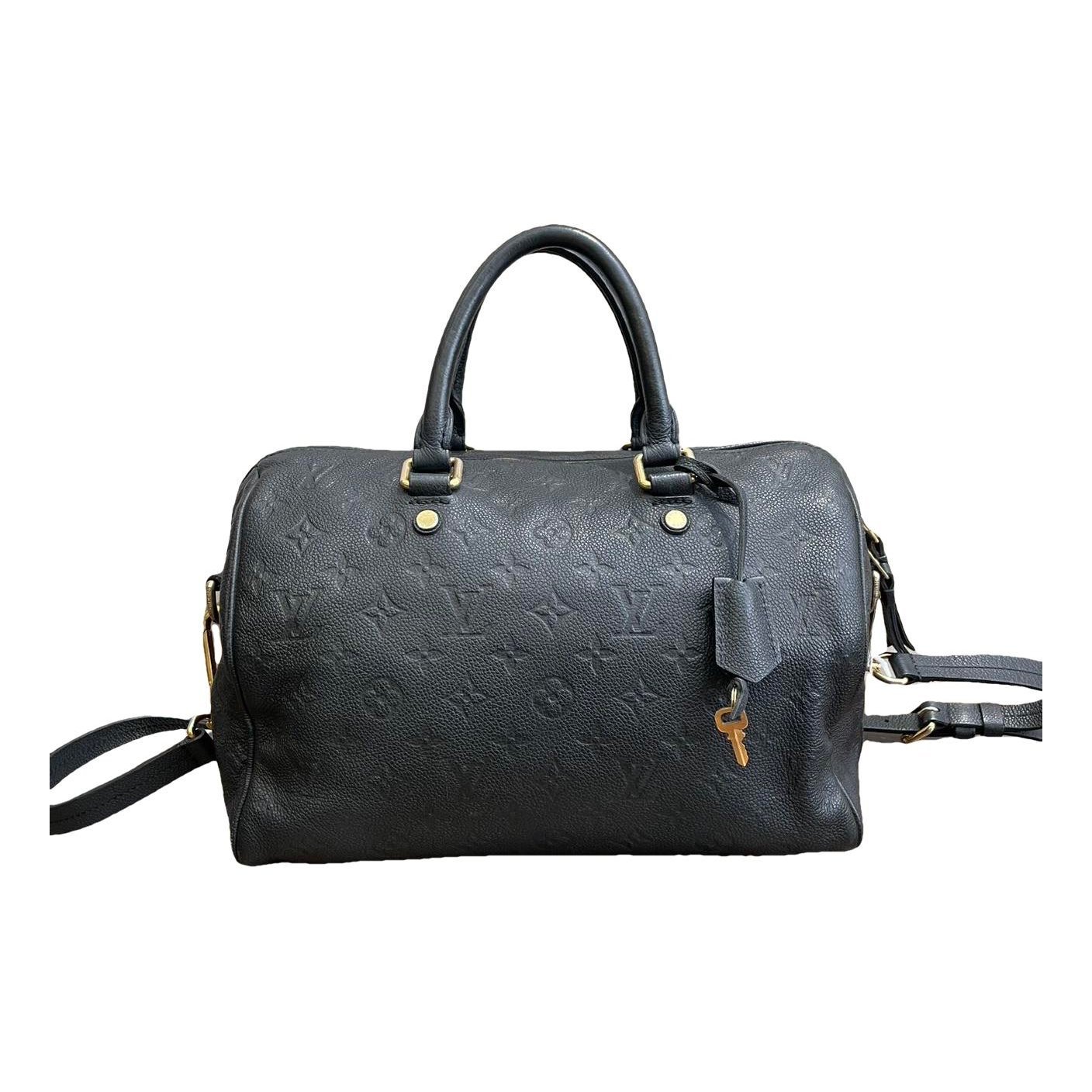 Speedy leather handbag