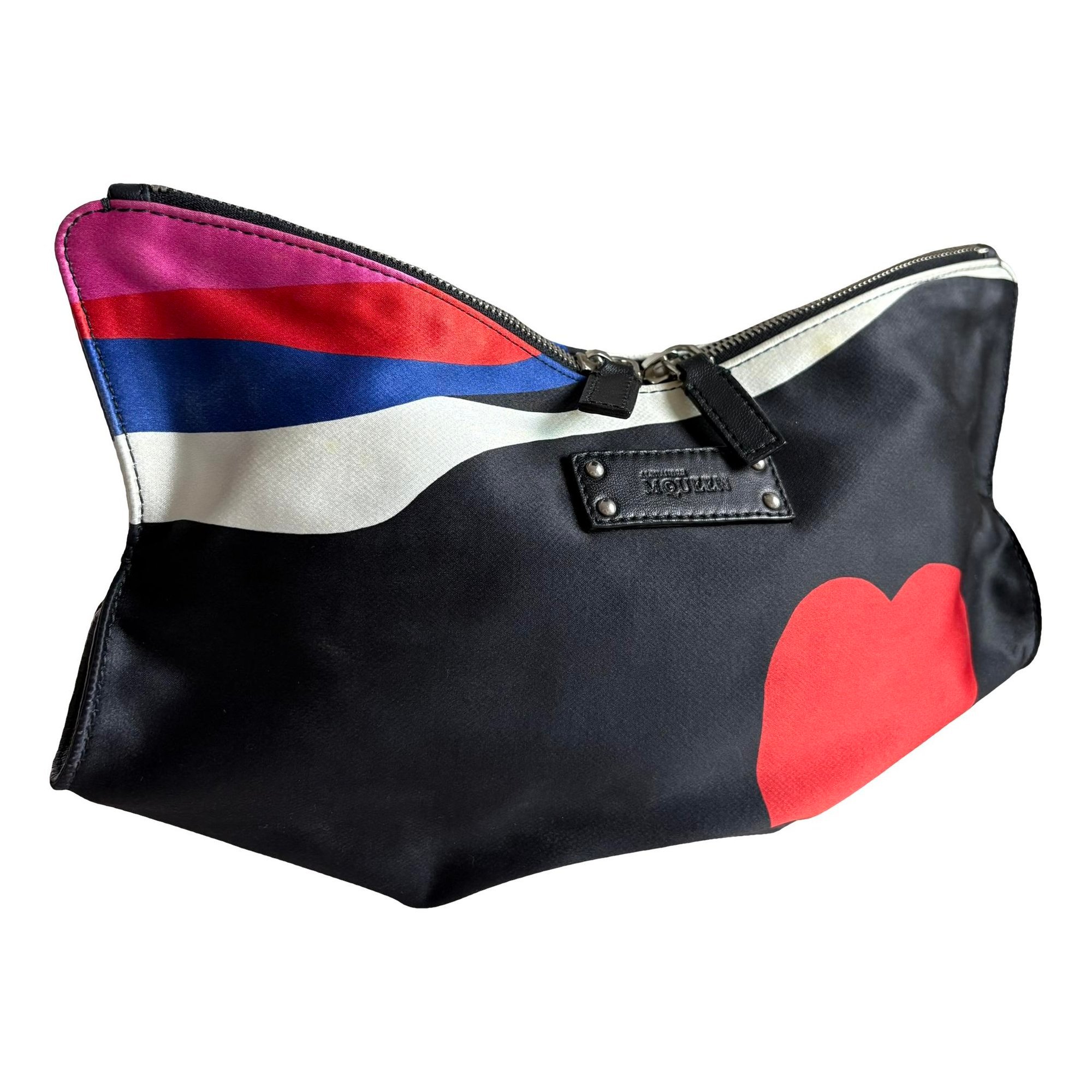 Alexander McQueen Skull silk bag