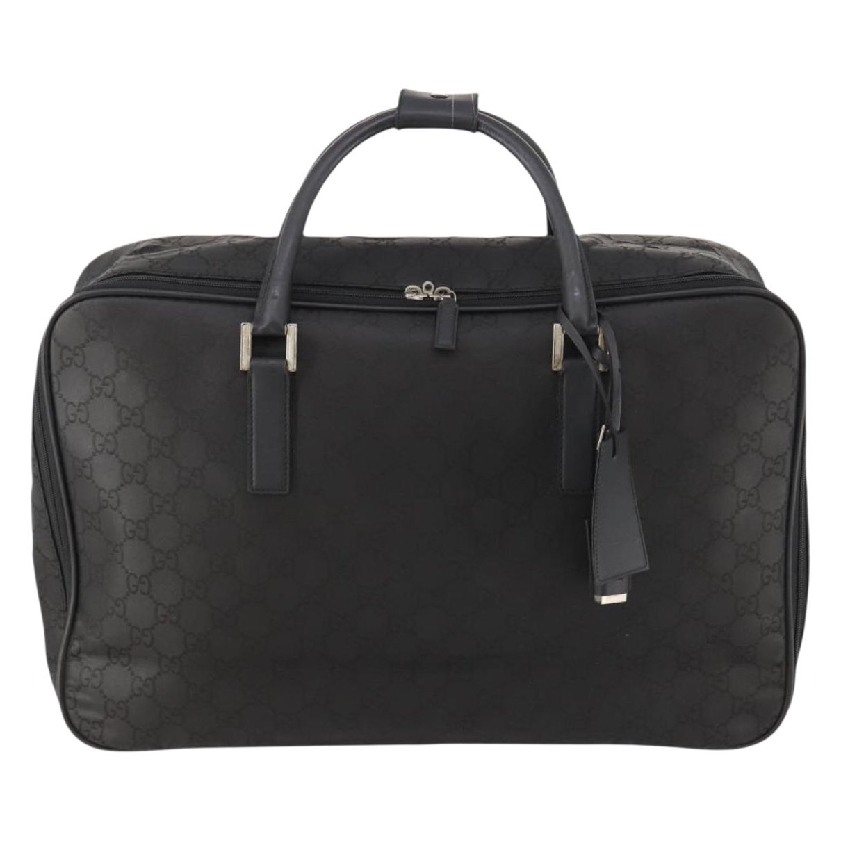 Boston leather bowling bag