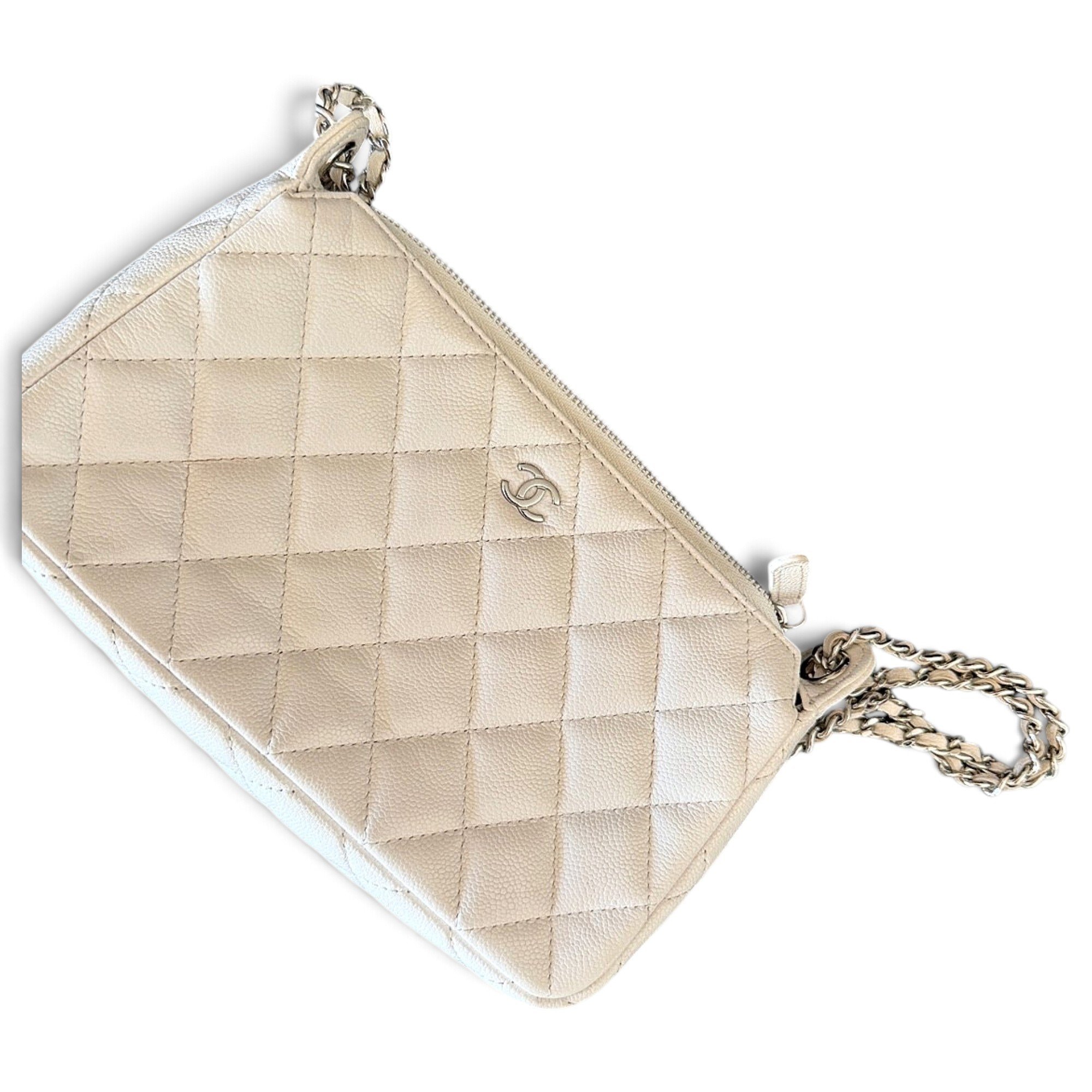 Wallet On Chain leather crossbody bag