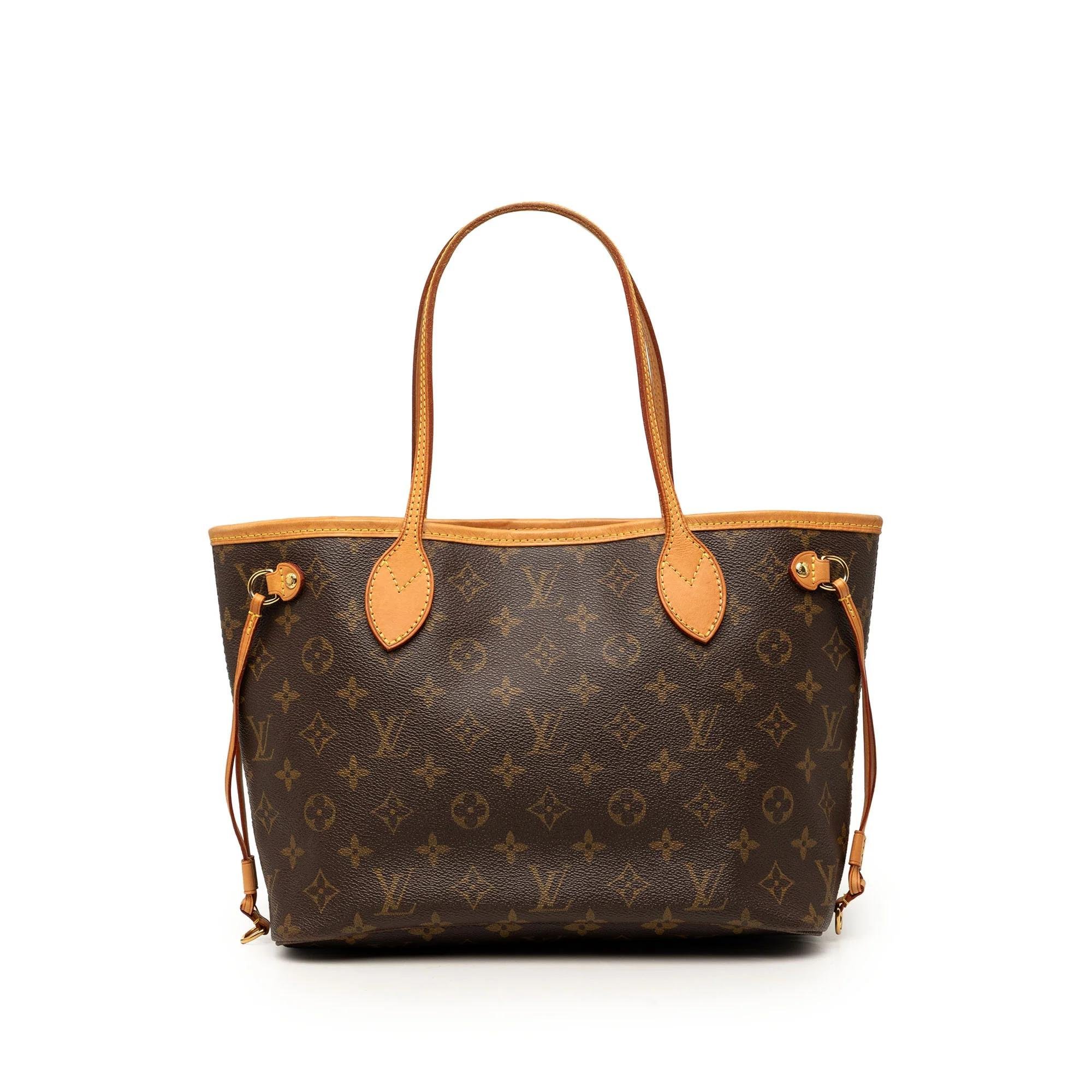 Neverfull leather tote