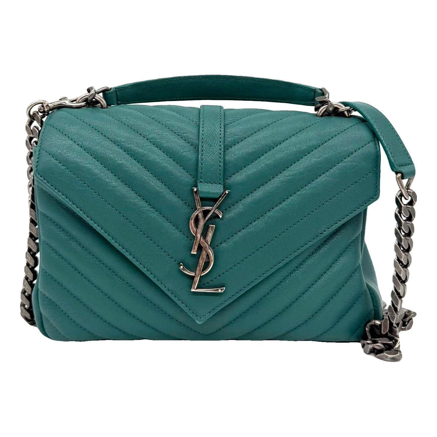 Collége monogramme leather handbag