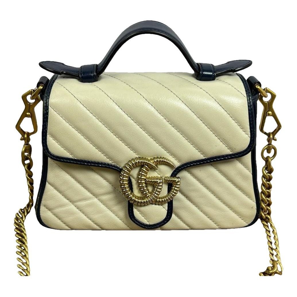 GG Marmont Flap leather crossbody bag