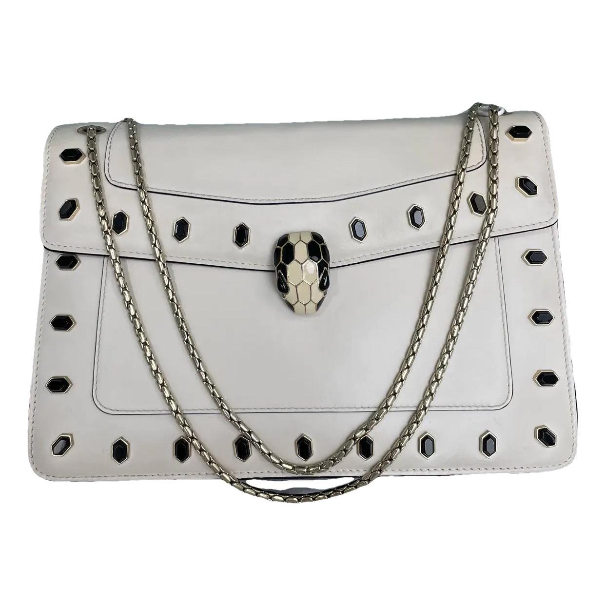 Serpenti leather handbag