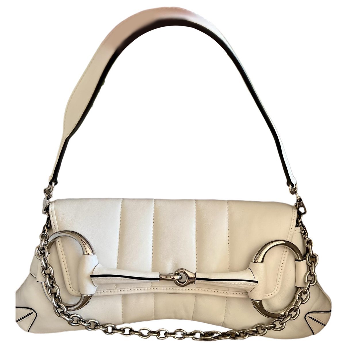 Horsebit Chain leather handbag